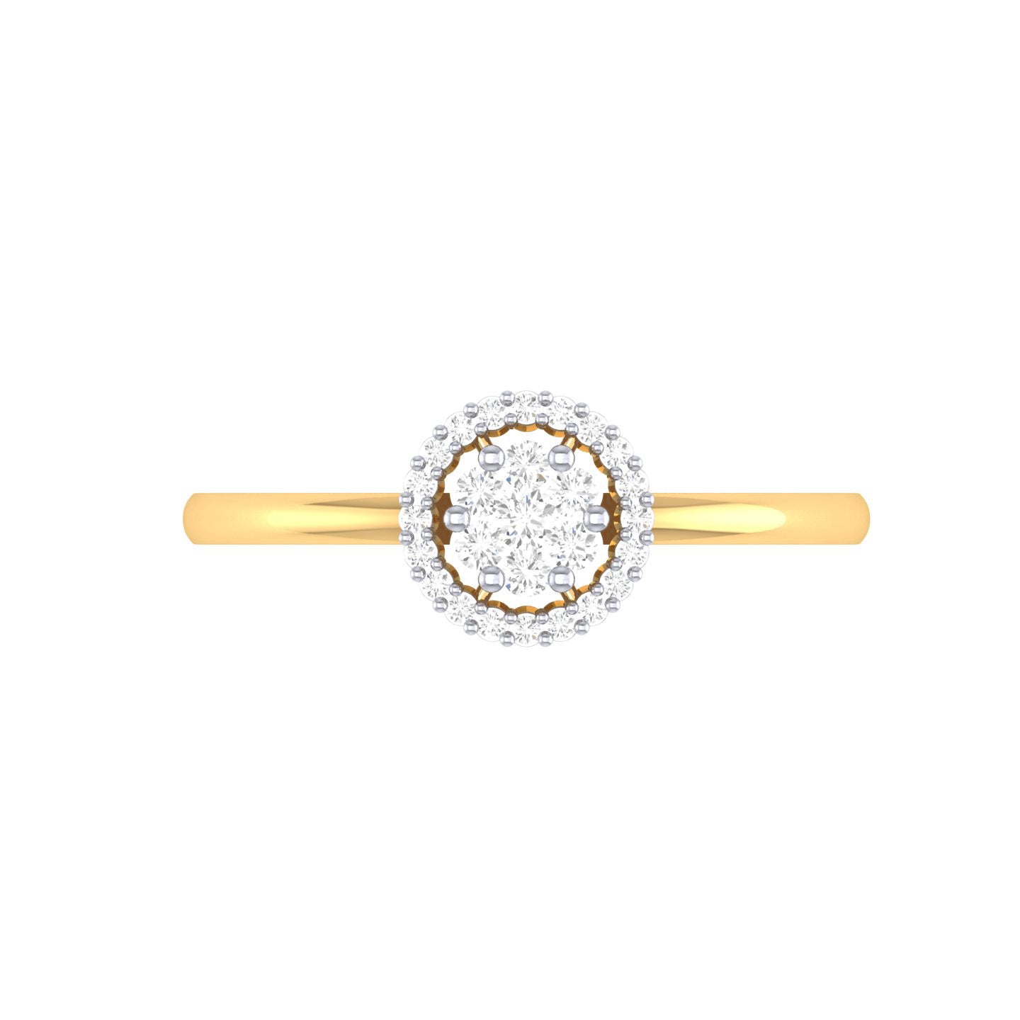 Yellow Gold Plated Sterling Silver Ring