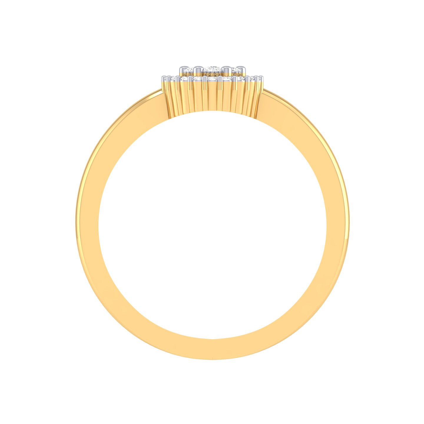 Yellow Gold Plated Sterling Silver Ring
