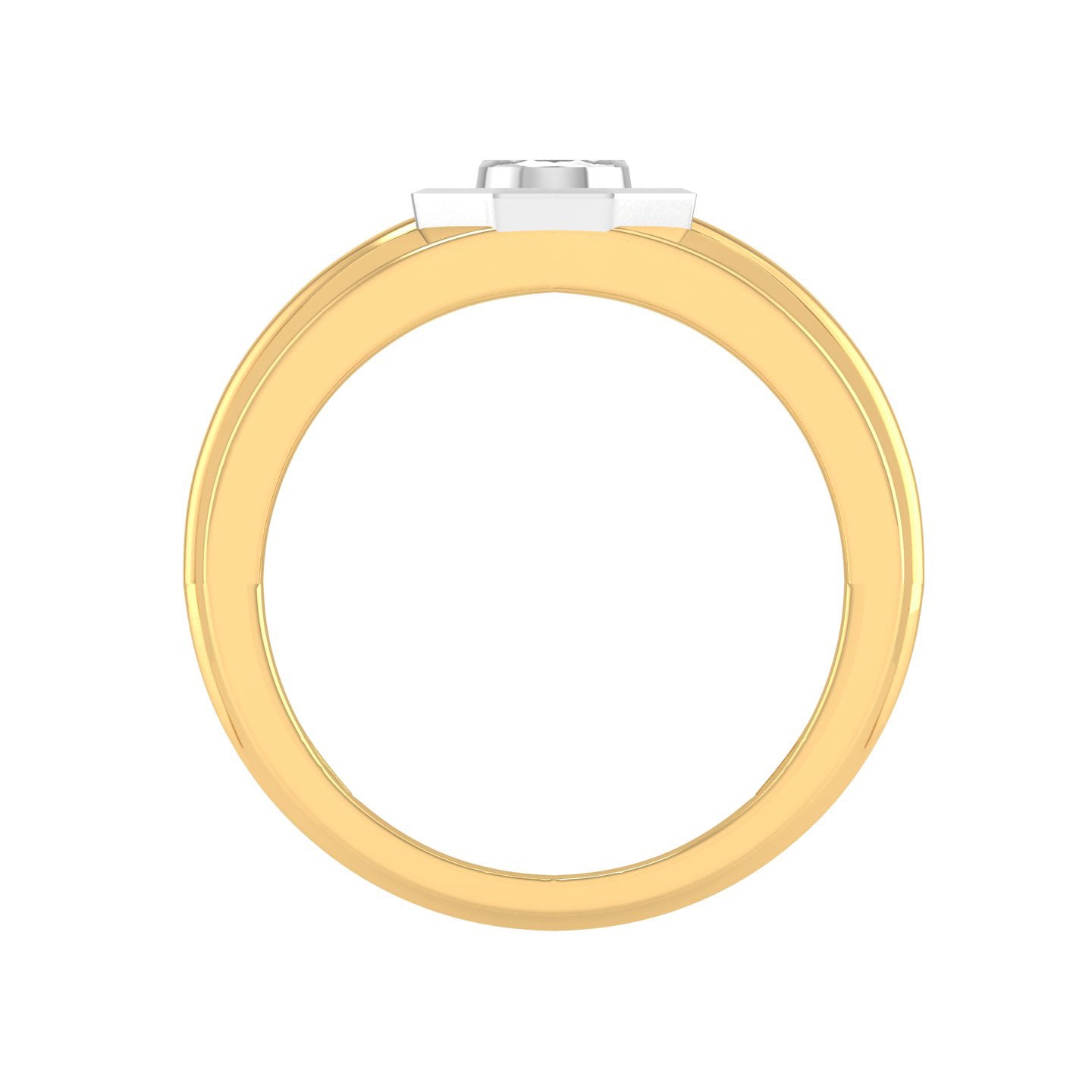 Yellow Gold Plated Sterling Silver Ring