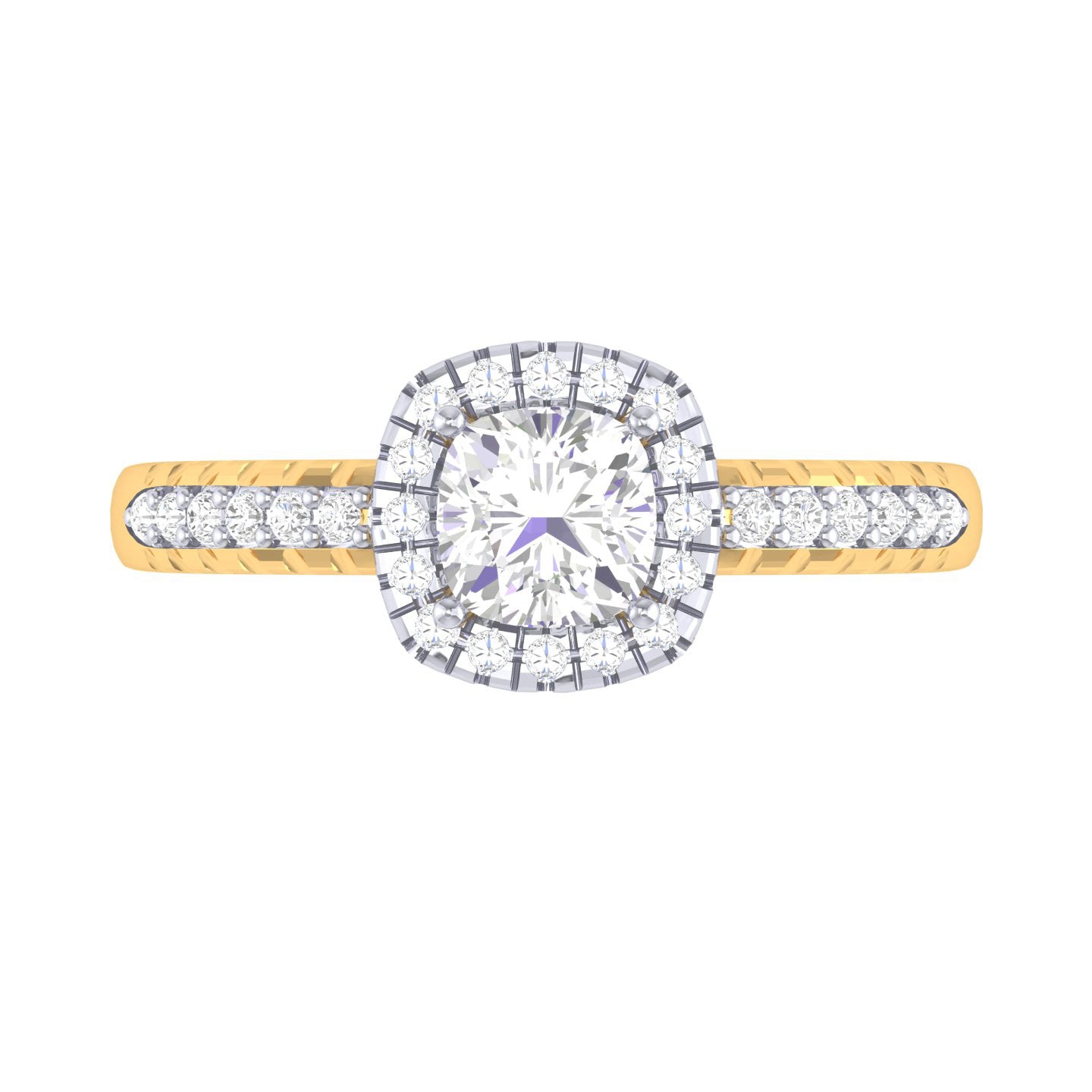 Yellow Gold Plated Sterling Silver Ring