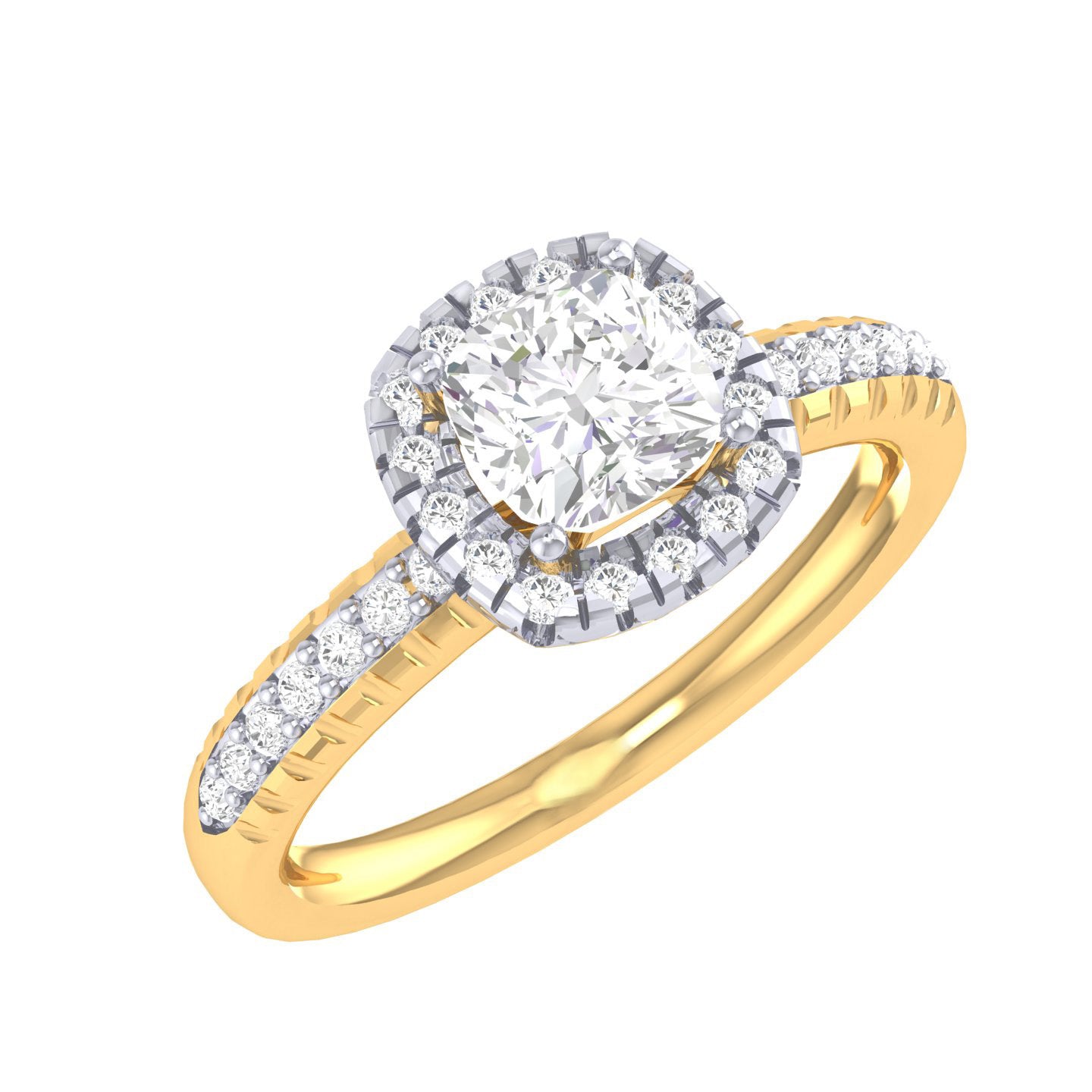 Yellow Gold Plated Sterling Silver Ring