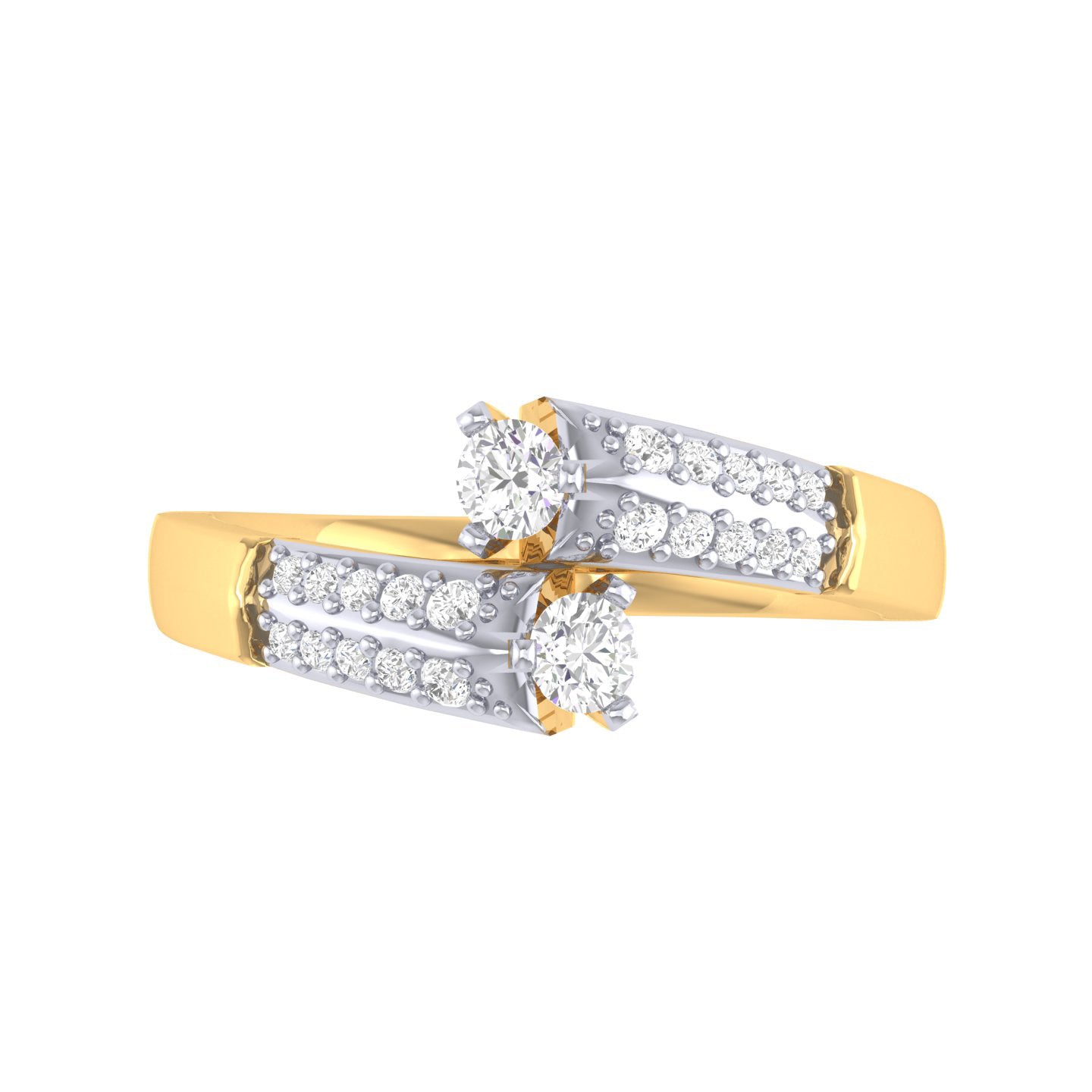 Yellow Gold Plated Sterling Silver Ring