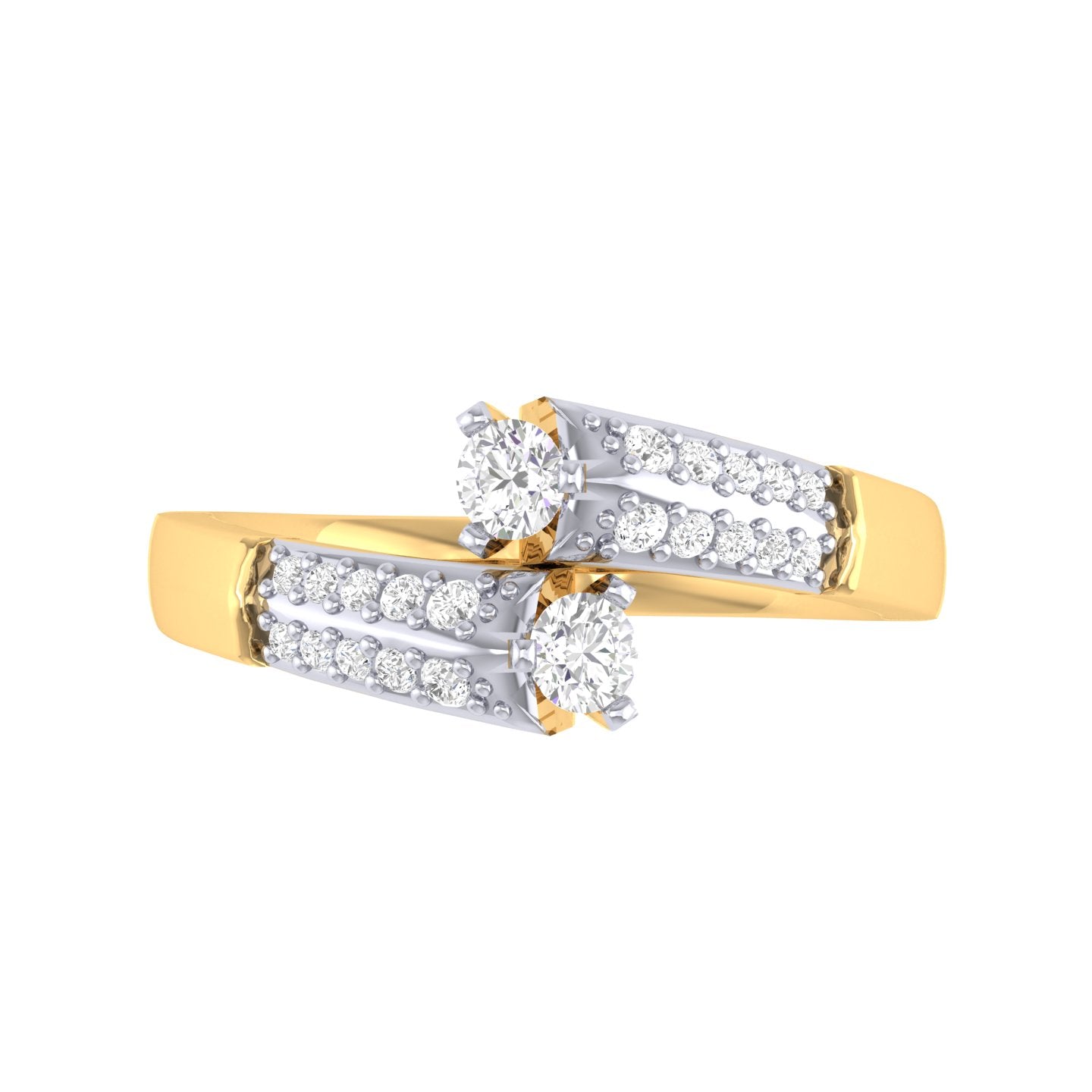 Yellow Gold Plated Sterling Silver Ring