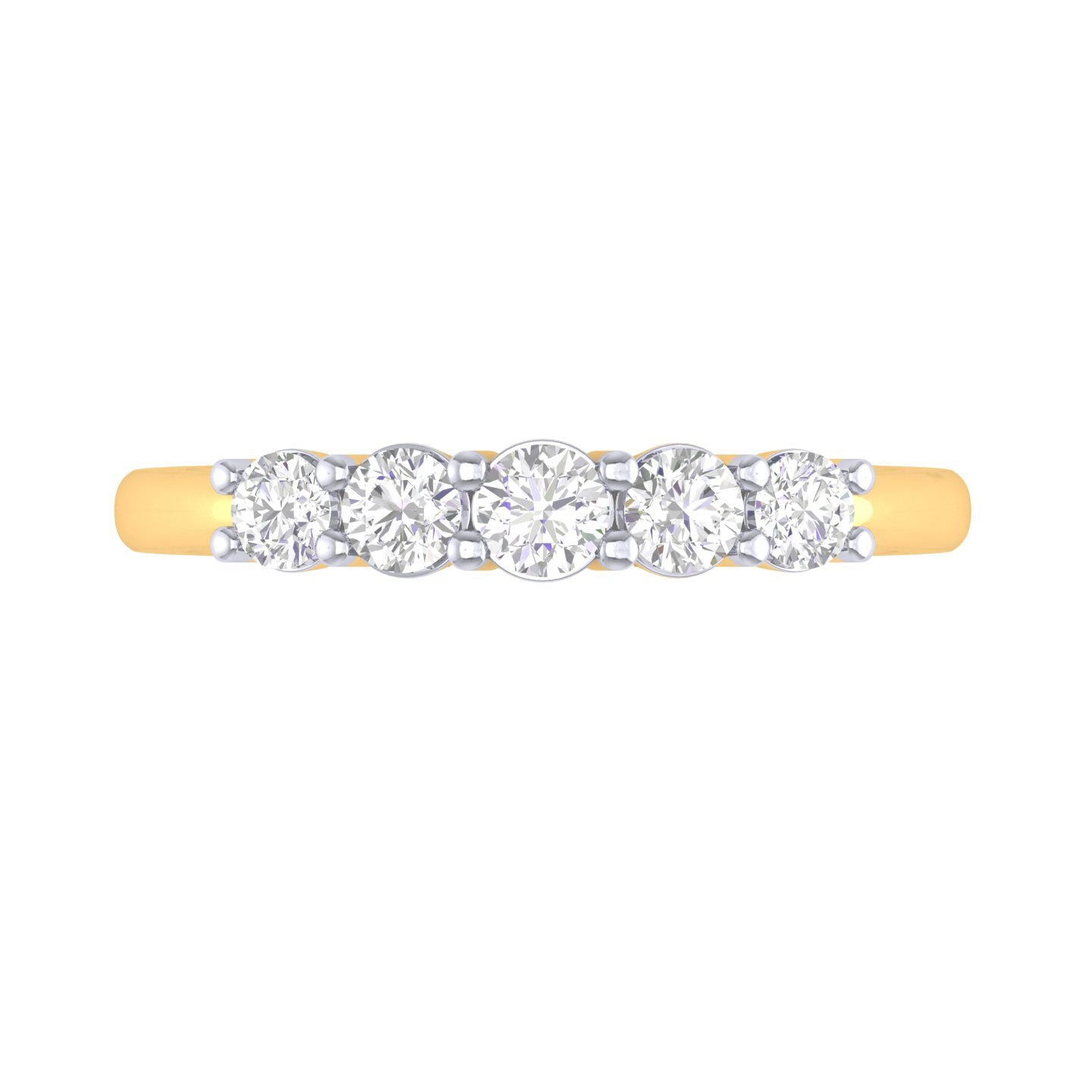 Yellow Gold Plated Sterling Silver Ring