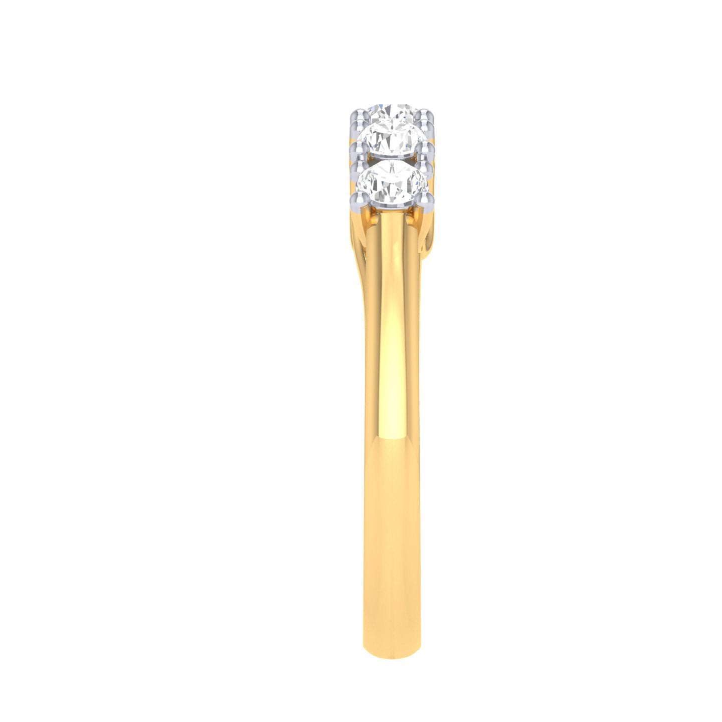Yellow Gold Plated Sterling Silver Ring