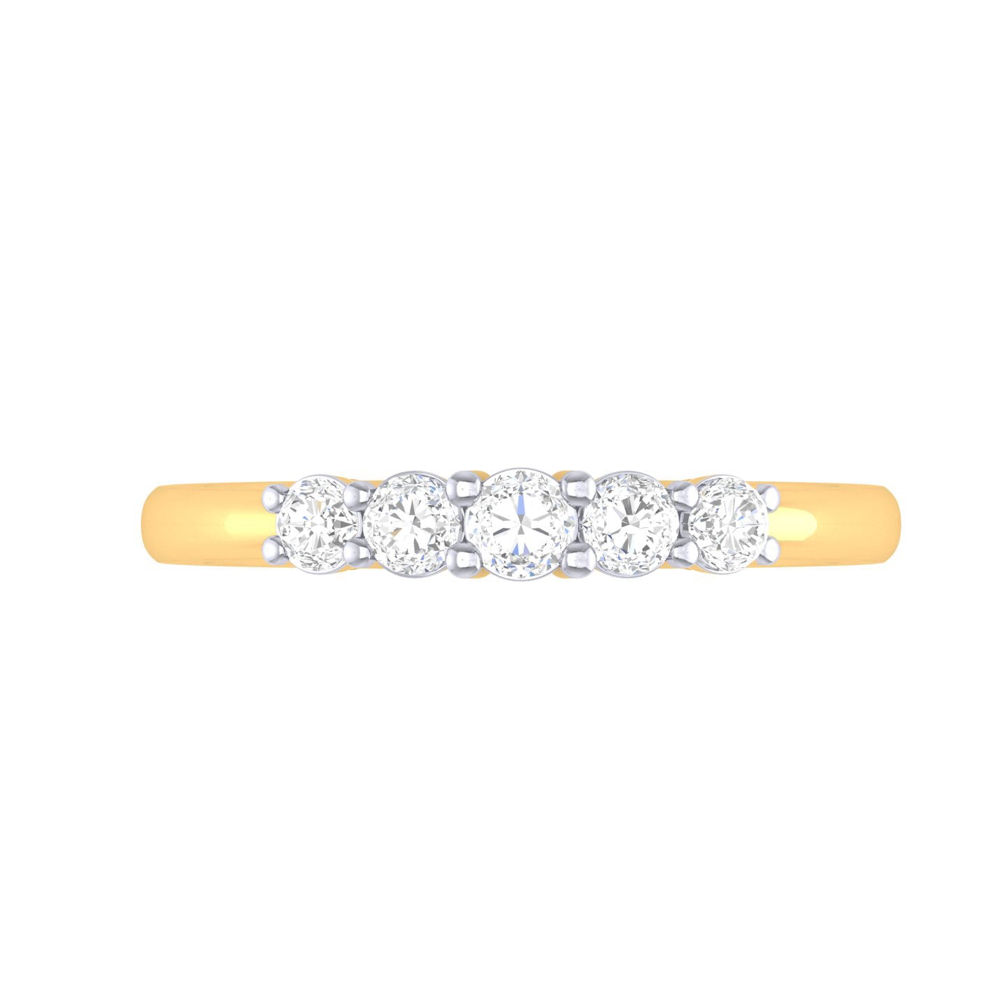 Yellow Gold Plated Sterling Silver Ring