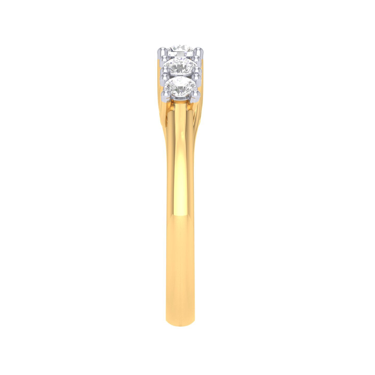 Yellow Gold Plated Sterling Silver Ring