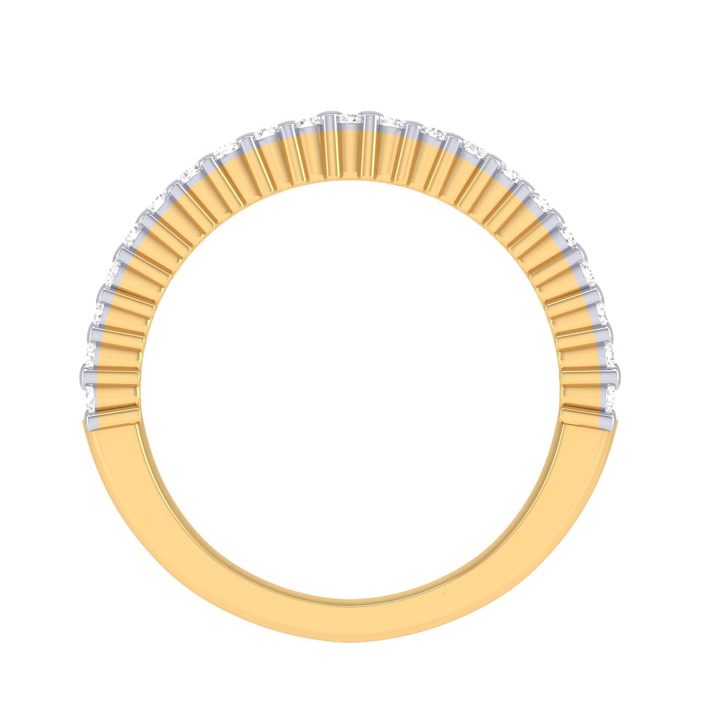 Yellow Gold Plated Sterling Silver Ring