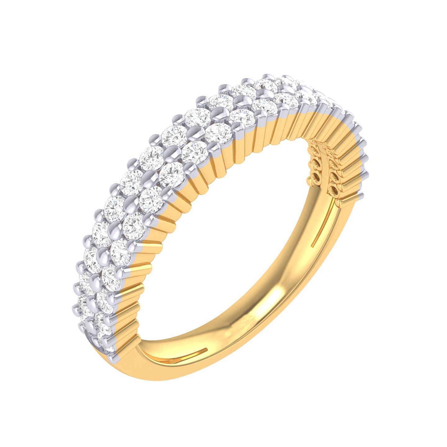 Yellow Gold Plated Sterling Silver Ring