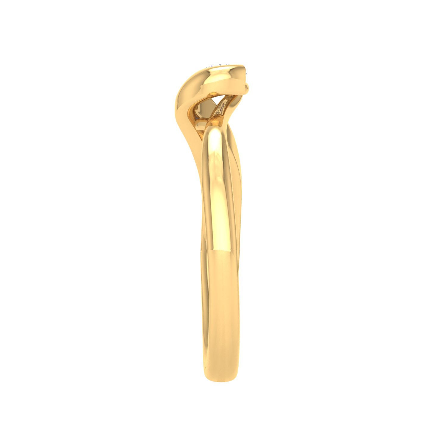 Yellow Gold Plated Sterling Silver Ring