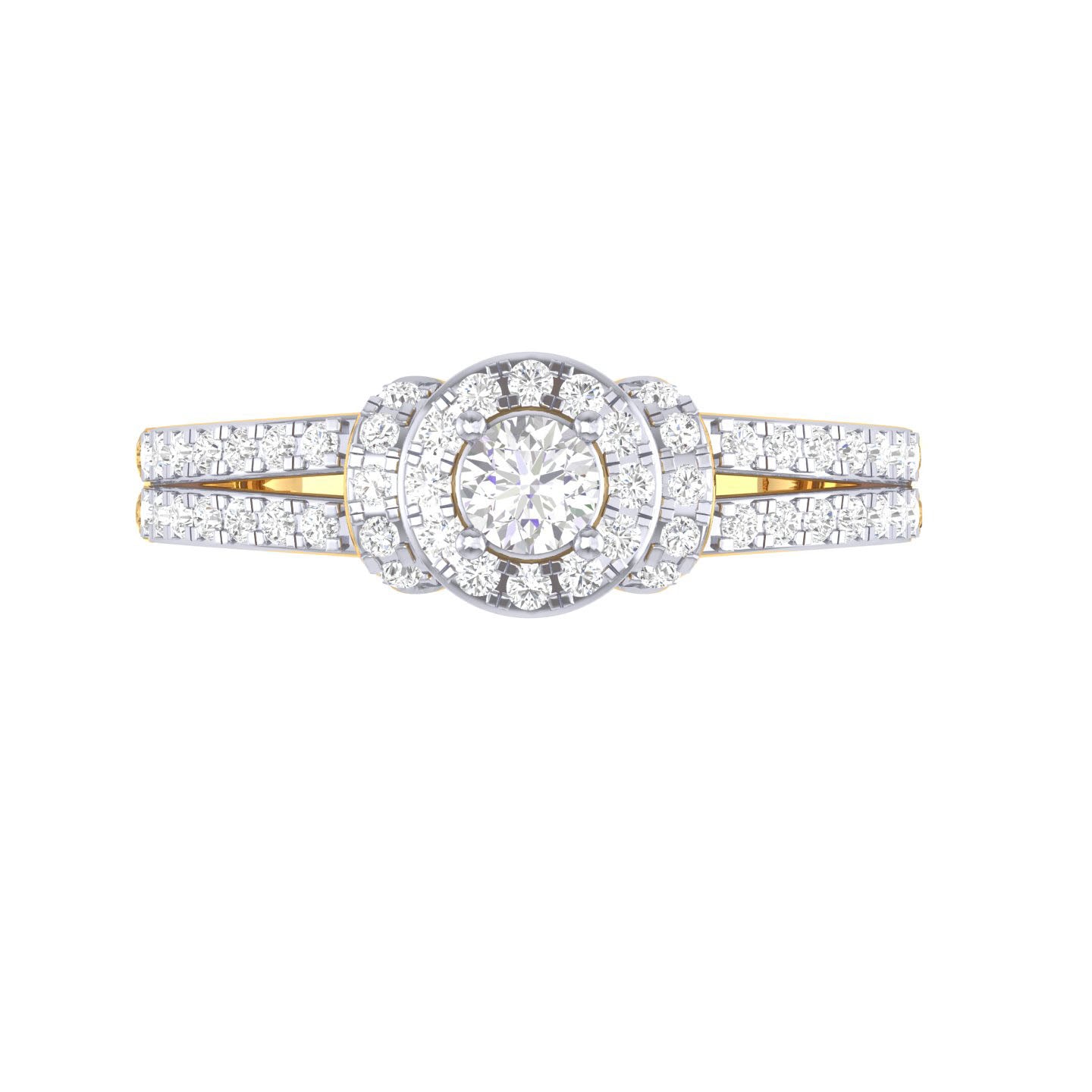 Yellow Gold Plated Sterling Silver Ring