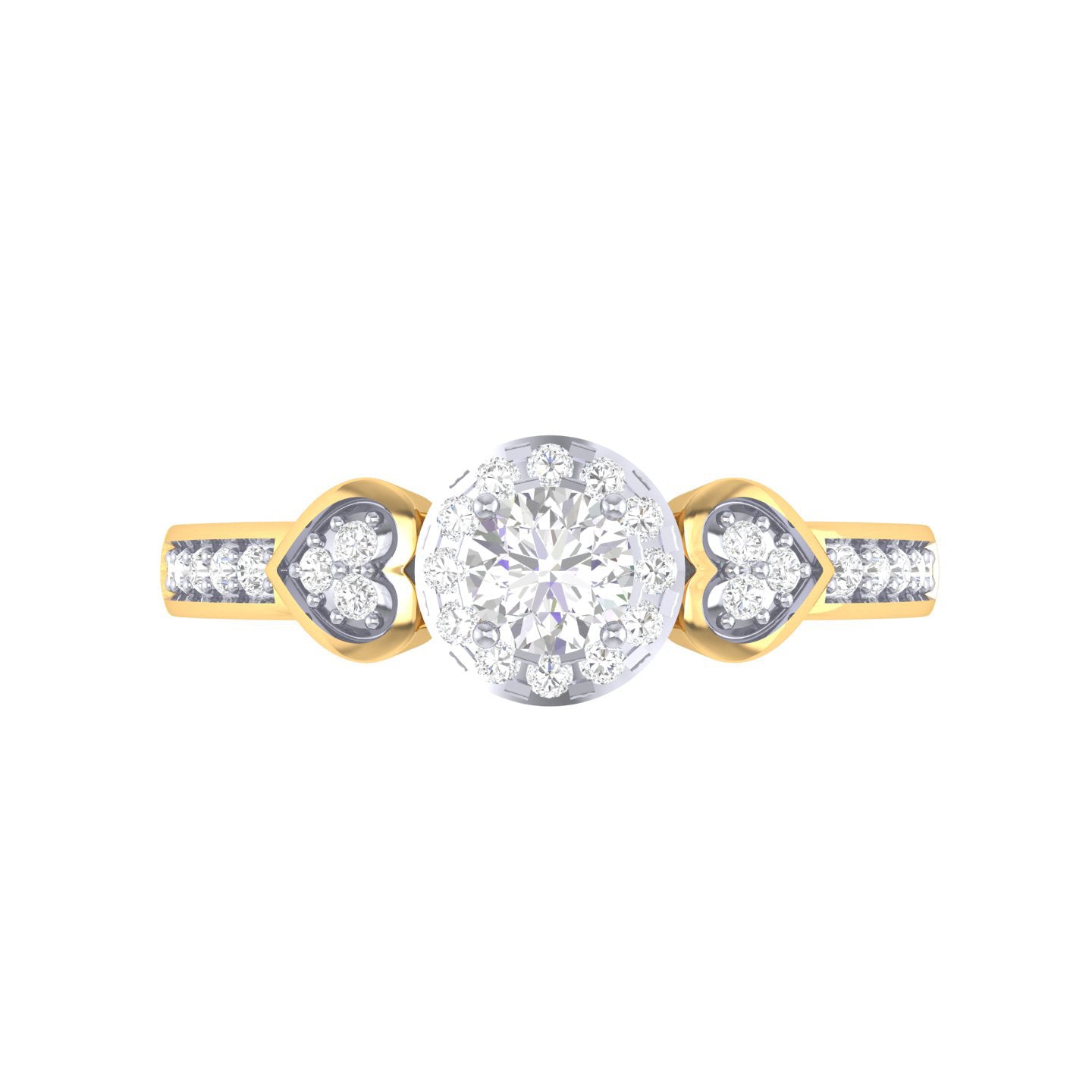 Yellow Gold Plated Sterling Silver Ring