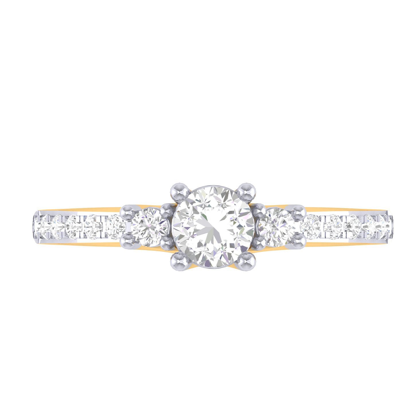 Yellow Gold Plated Sterling Silver Ring