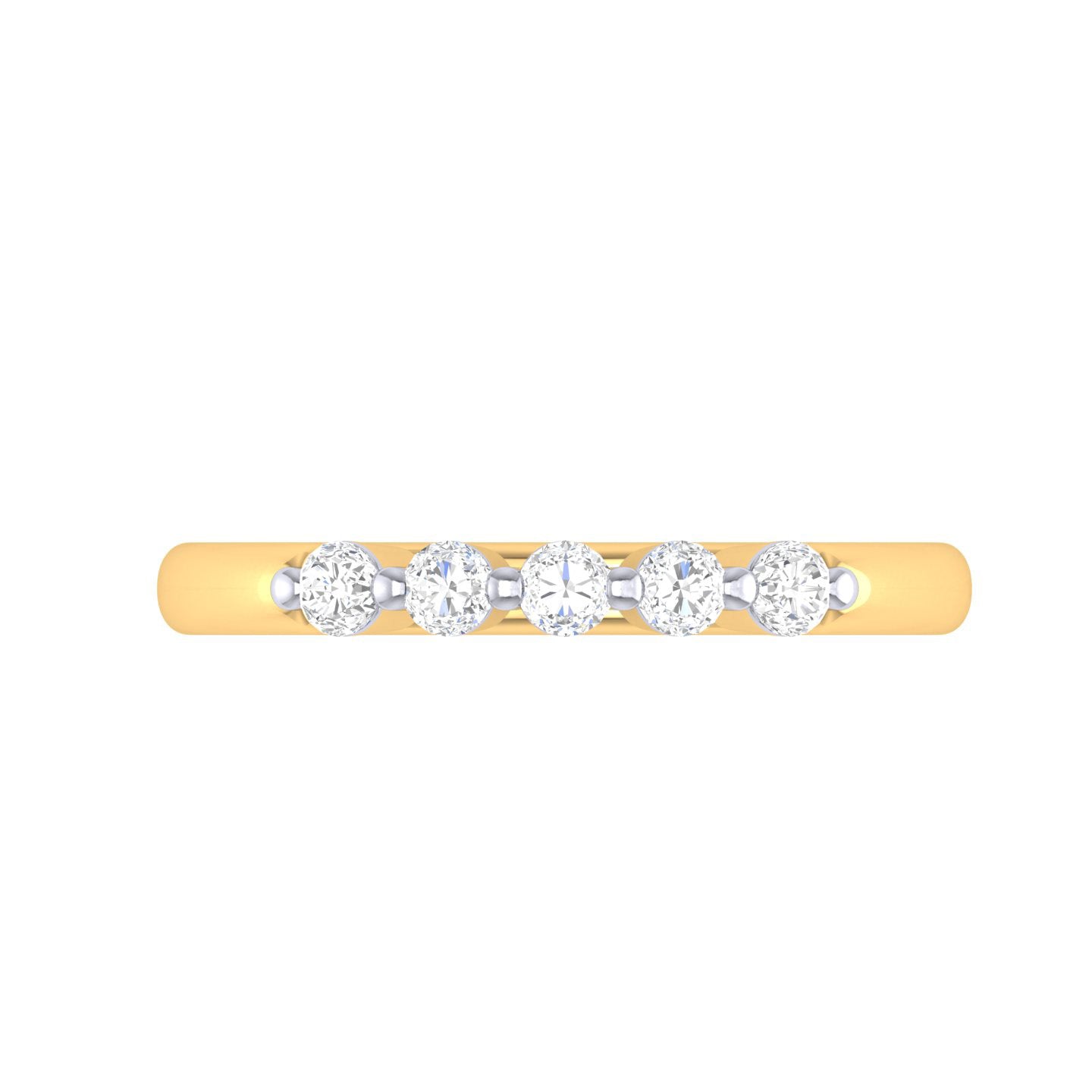 Yellow Gold Plated Sterling Silver Ring