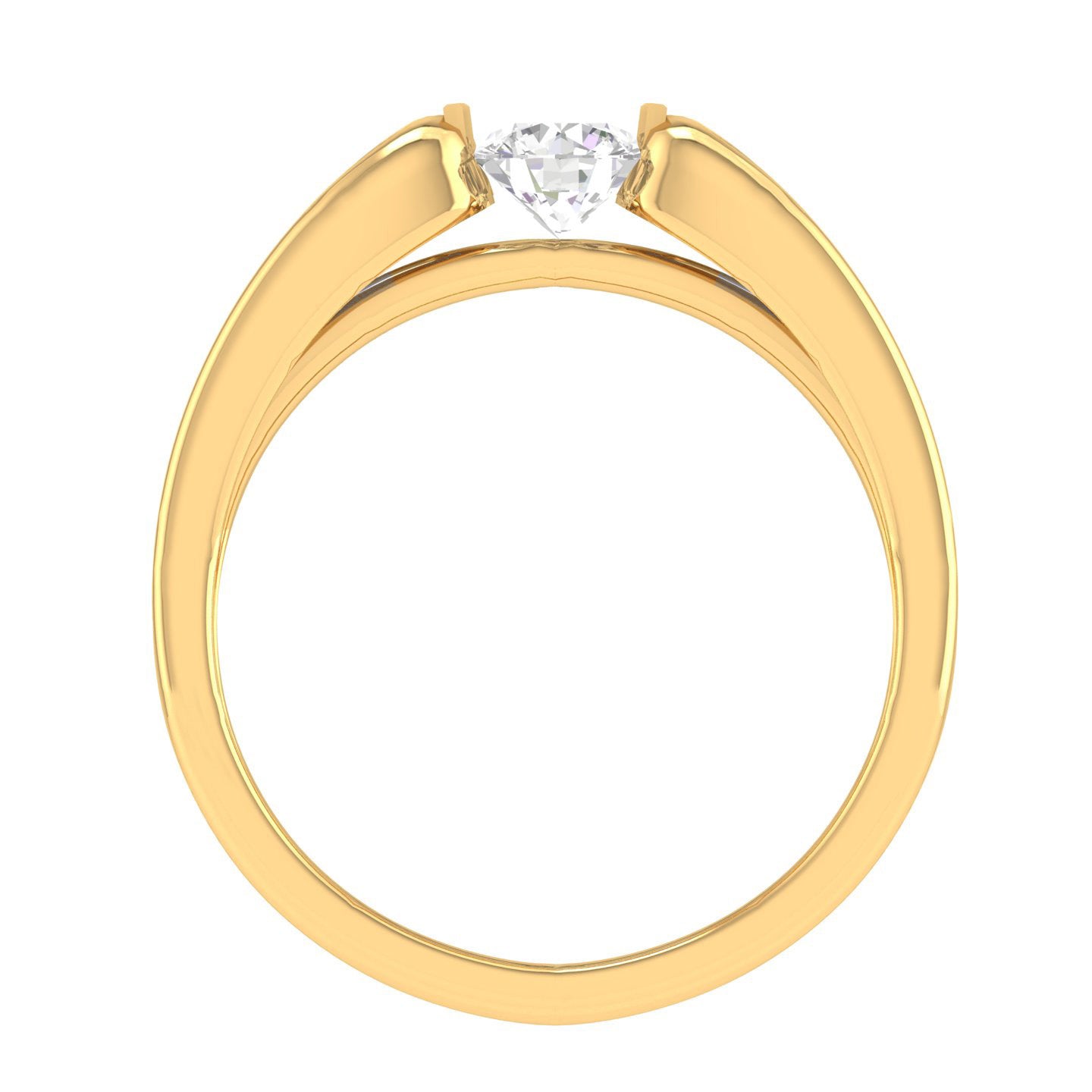 Yellow Gold Plated Sterling Silver Ring
