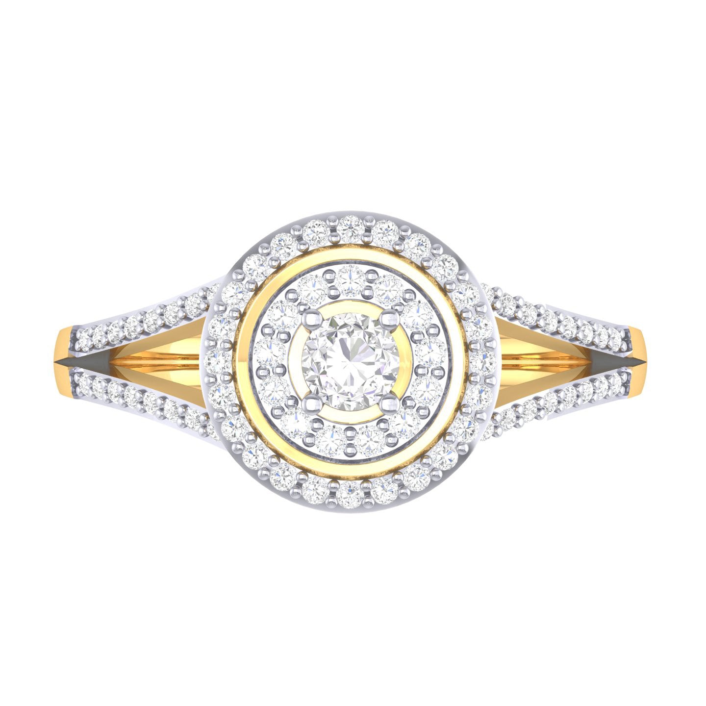 Yellow Gold Plated Sterling Silver Ring