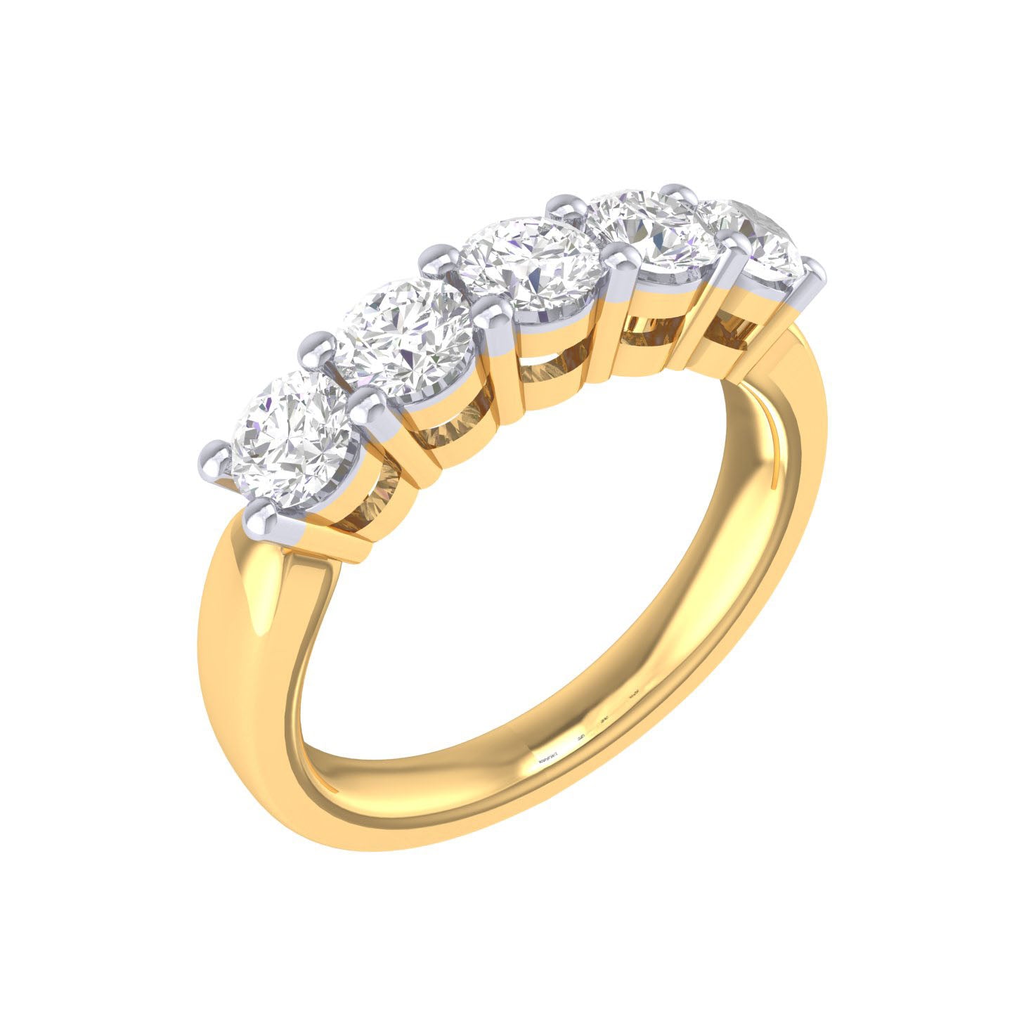 Yellow Gold Plated Sterling Silver Ring