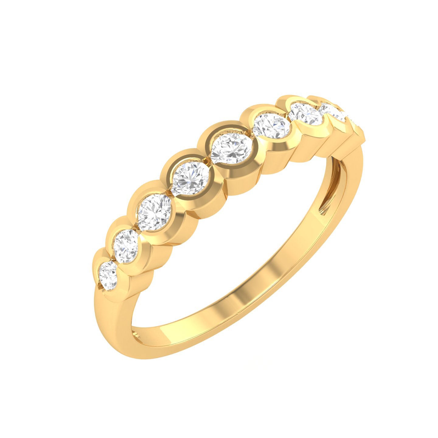 Yellow Gold Plated Sterling Silver Ring