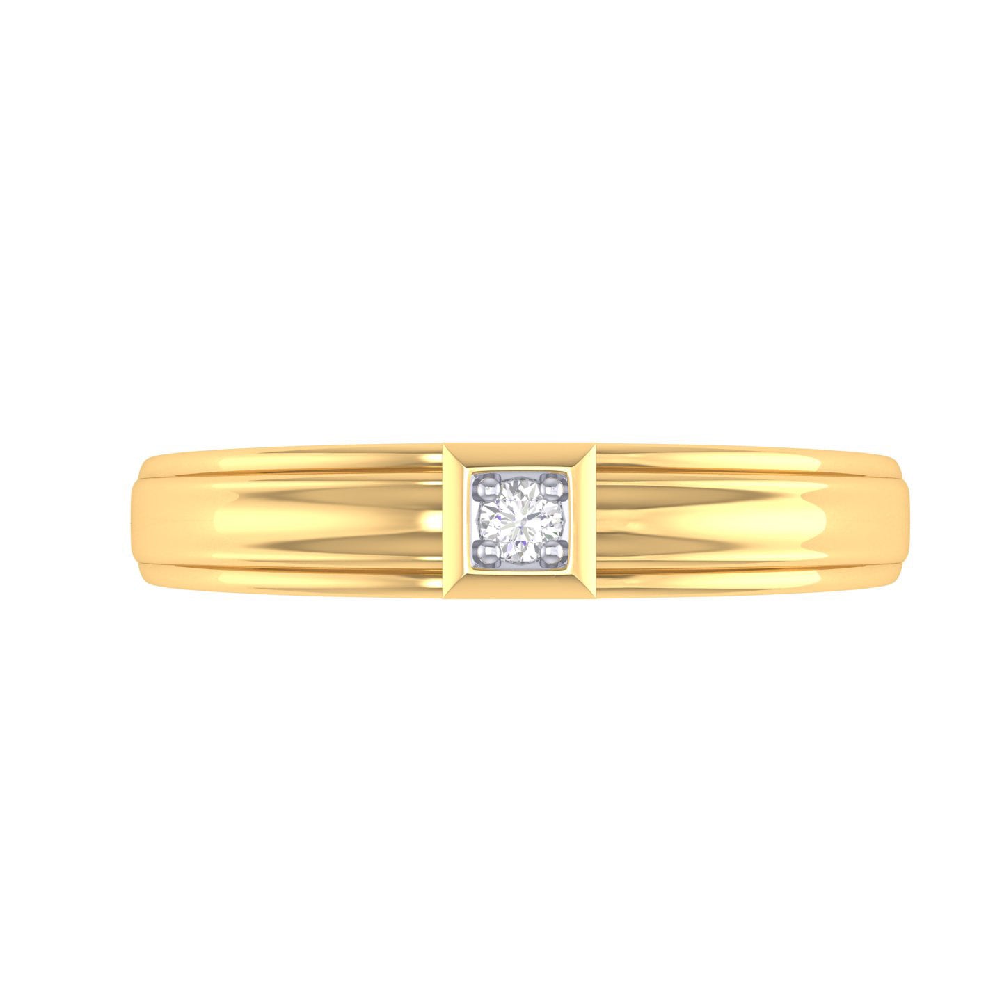 Yellow Gold Plated Sterling Silver Ring