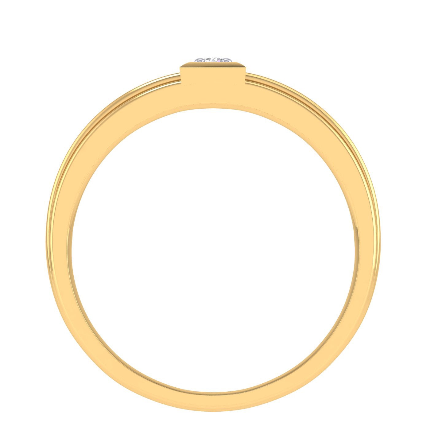 Yellow Gold Plated Sterling Silver Ring