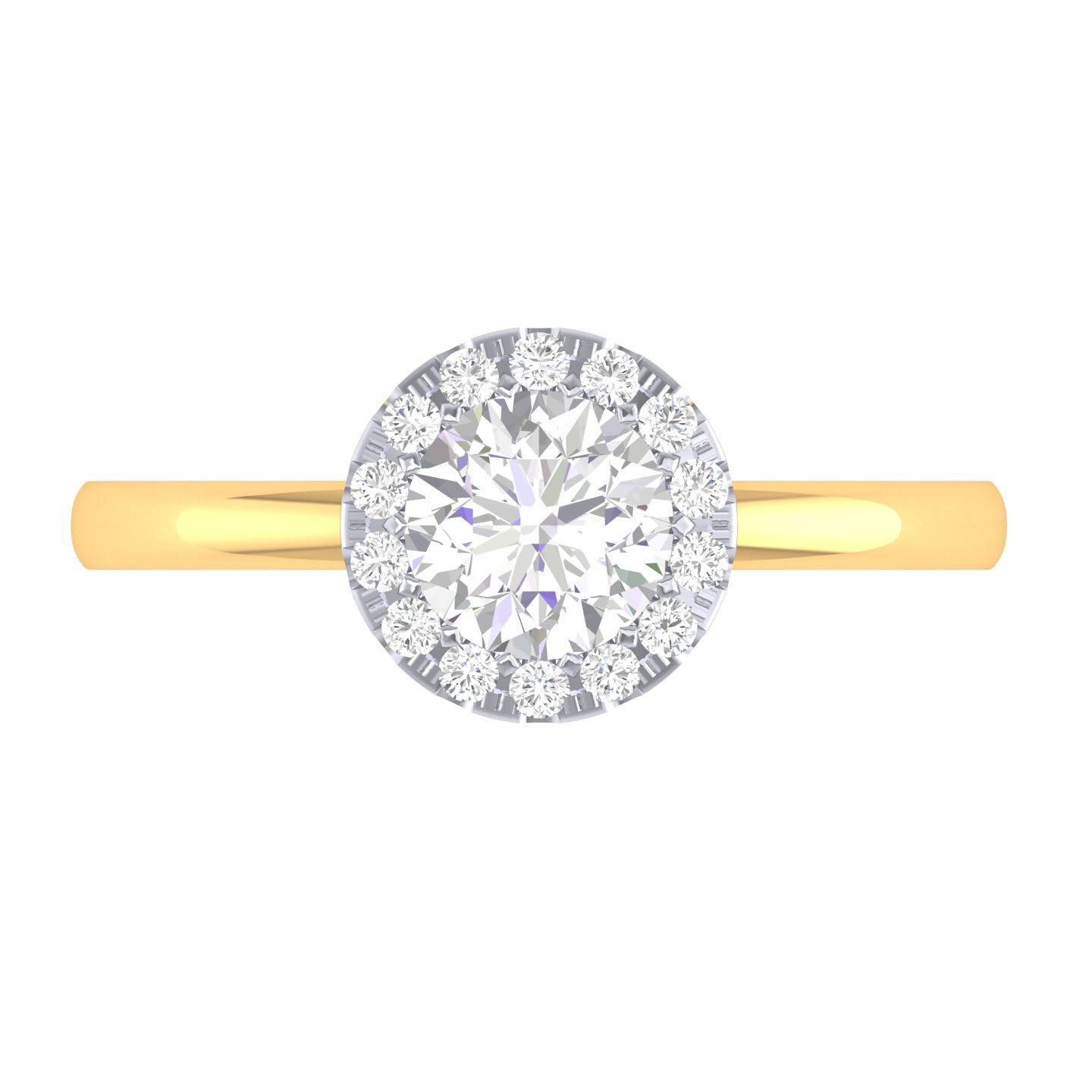 Yellow Gold Plated Sterling Silver Ring