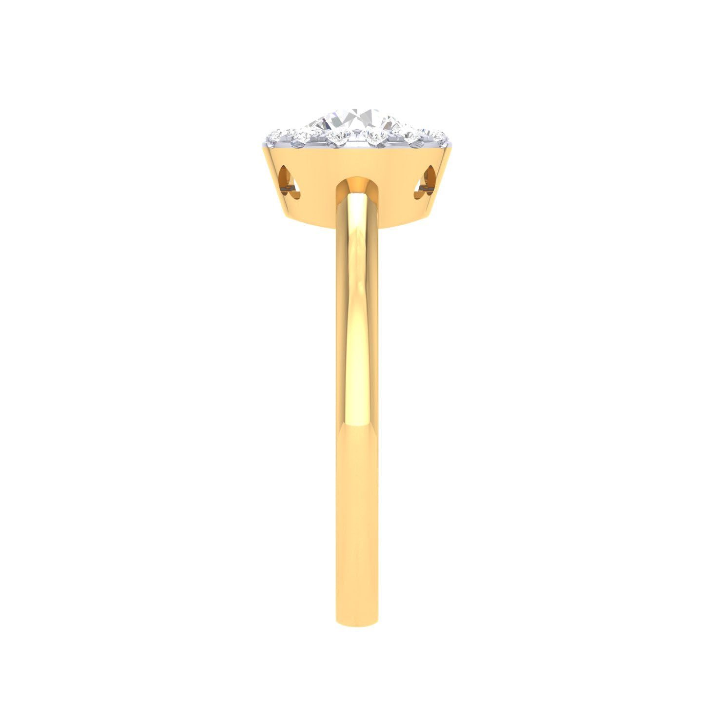 Yellow Gold Plated Sterling Silver Ring