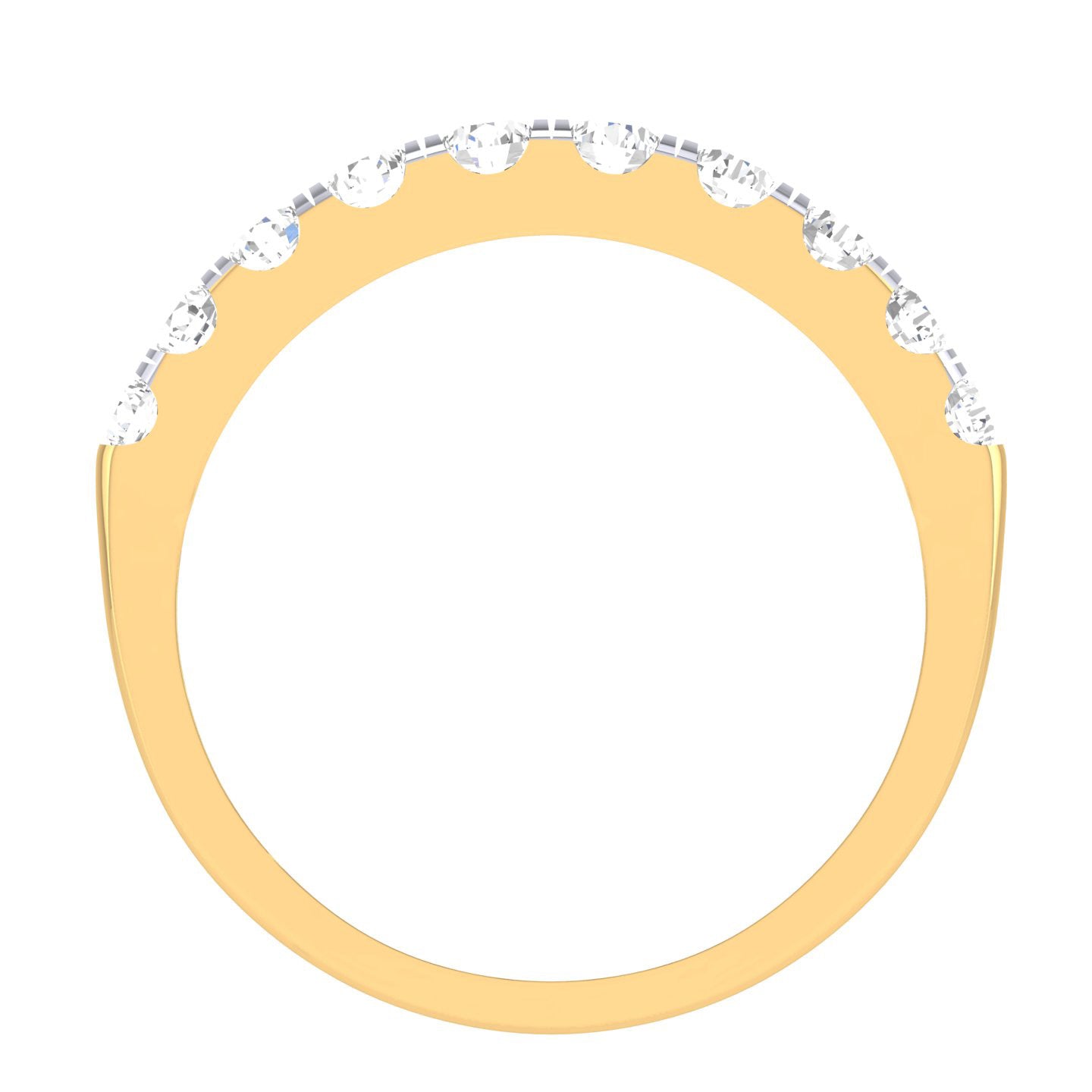 Yellow Gold Plated Sterling Silver Ring