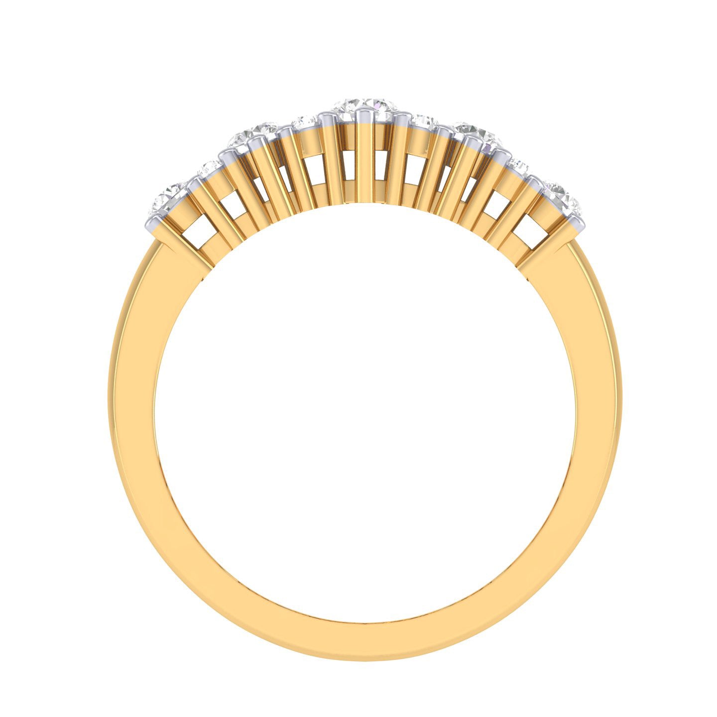 Yellow Gold Plated Sterling Silver Ring