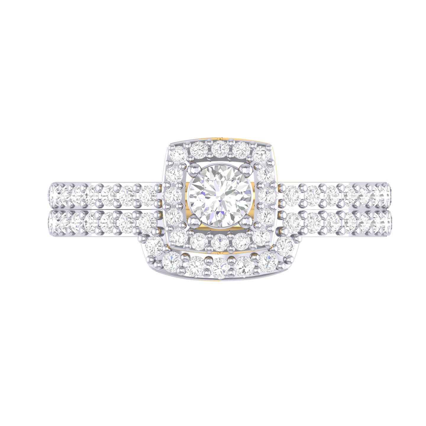 Yellow Gold Plated Sterling Silver Ring