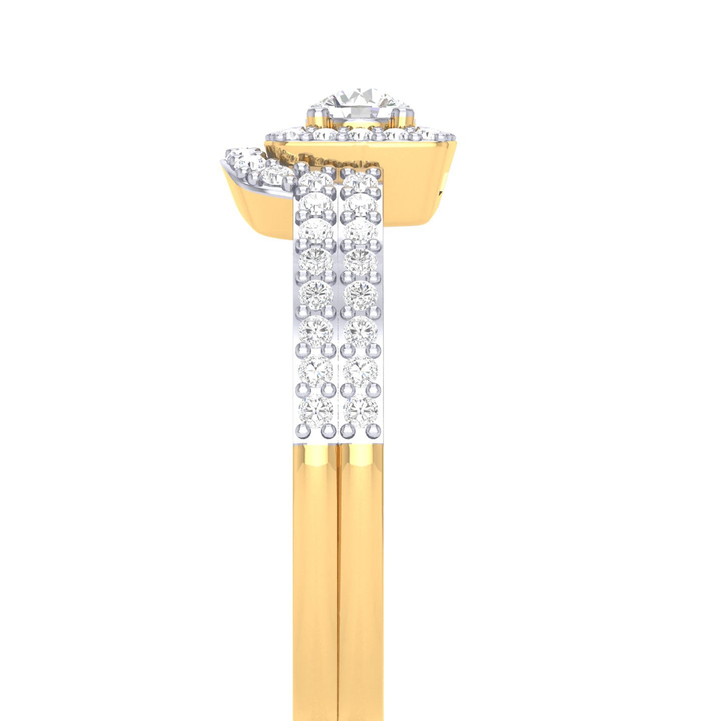 Yellow Gold Plated Sterling Silver Ring