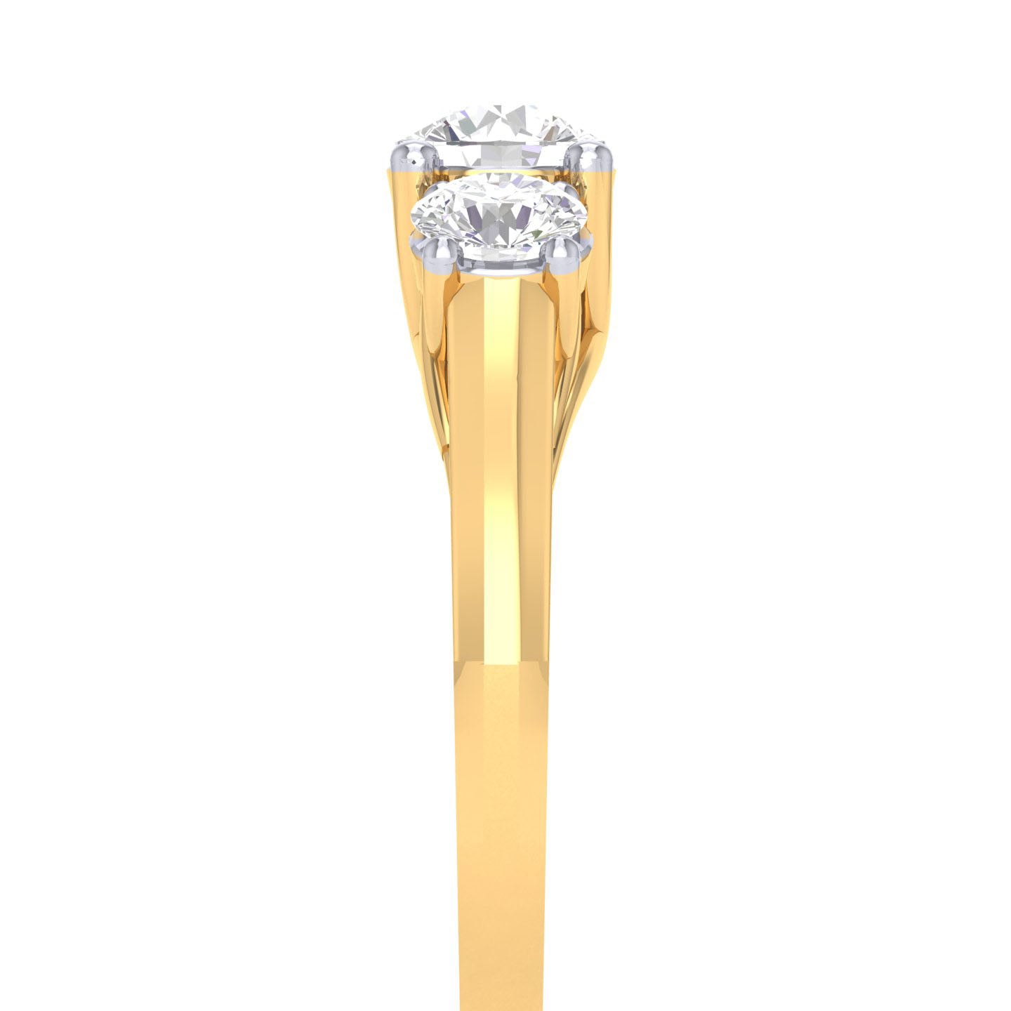 Yellow Gold Plated Sterling Silver Ring