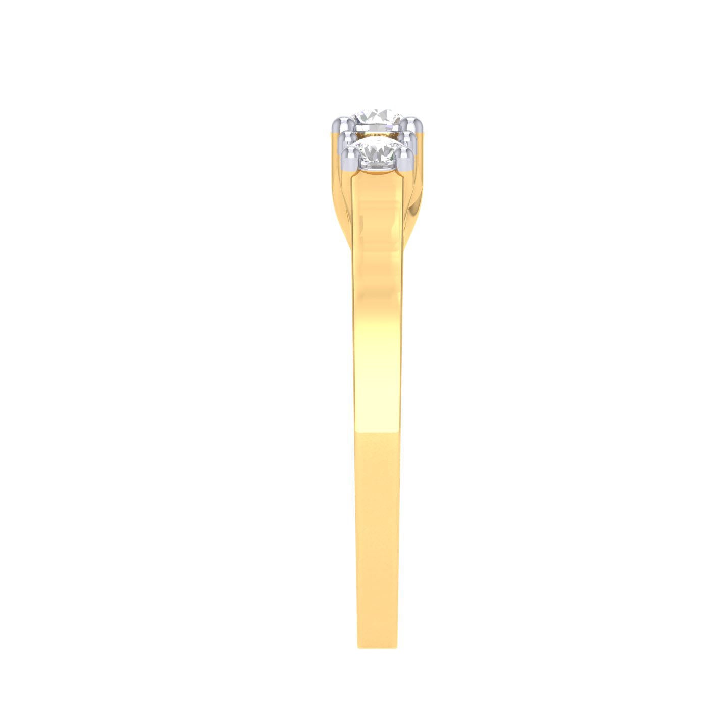 Yellow Gold Plated Sterling Silver Ring
