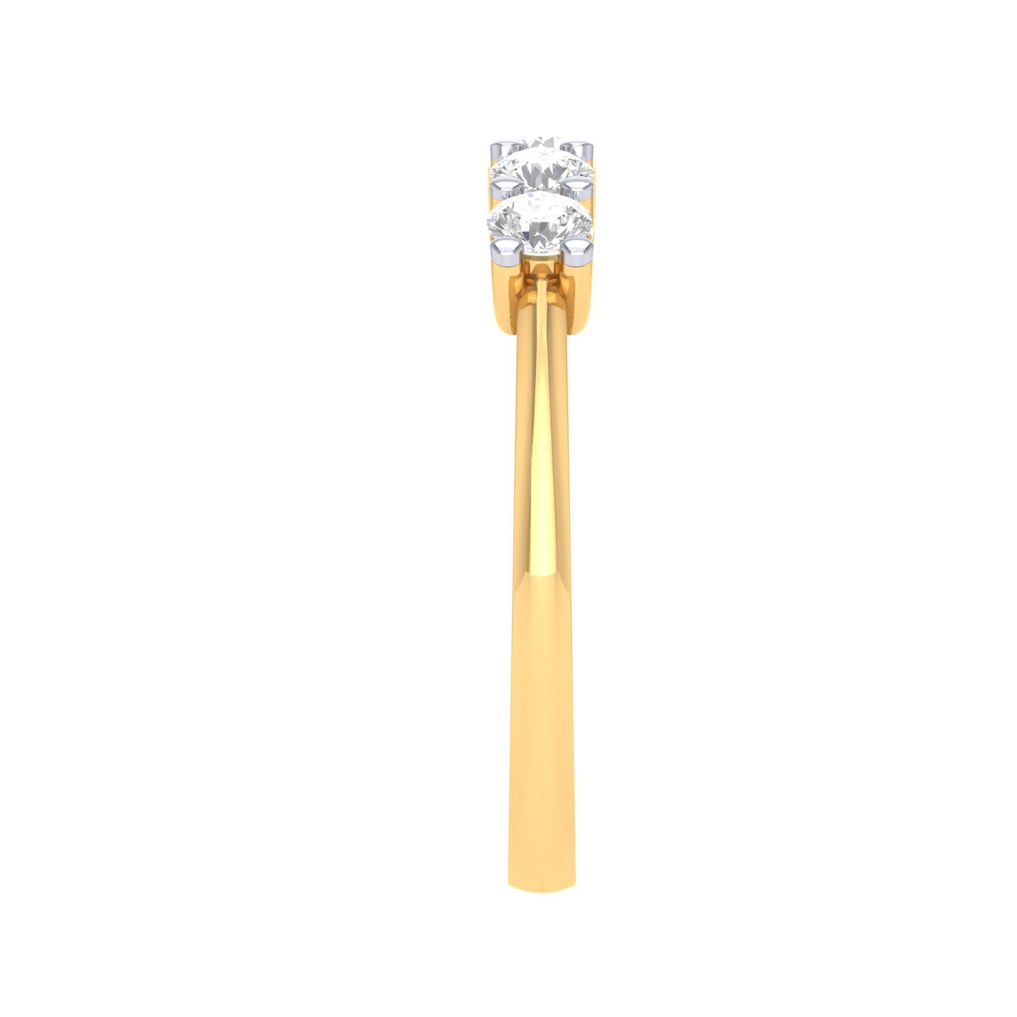 Yellow Gold Plated Sterling Silver Ring