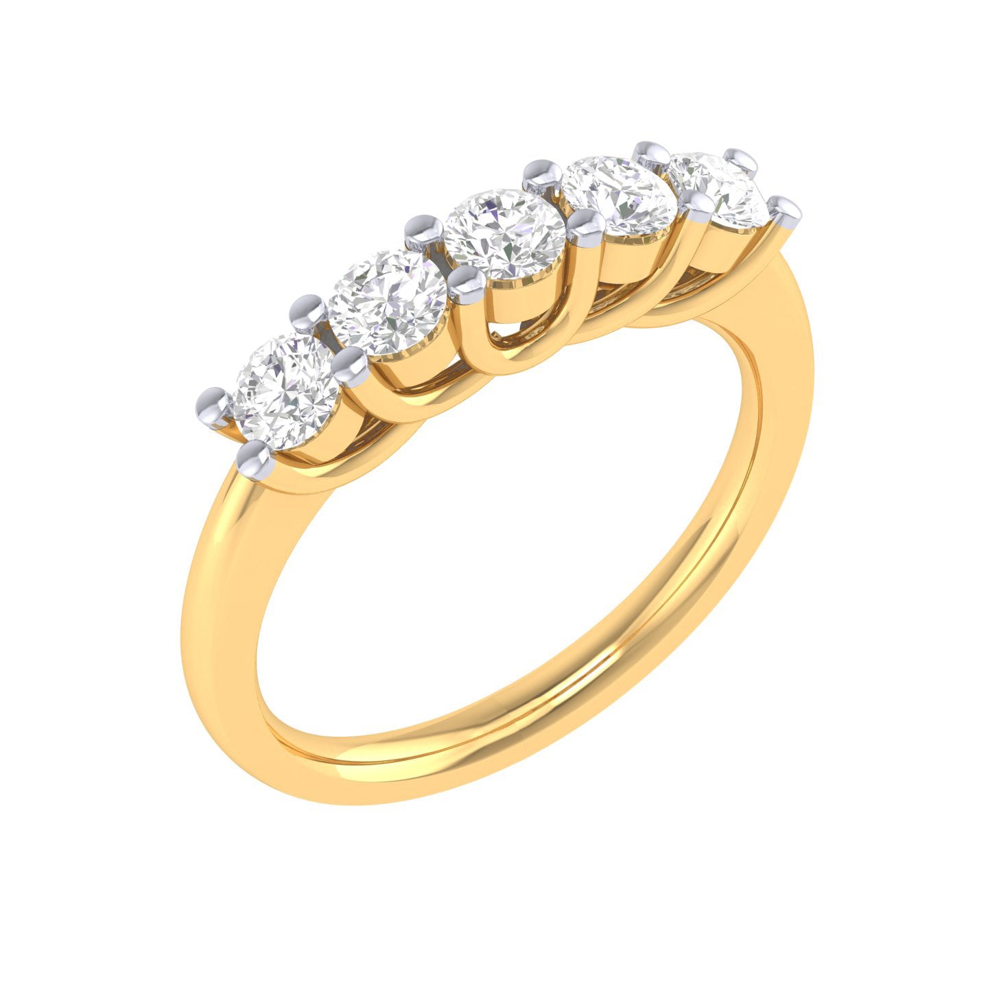 Yellow Gold Plated Sterling Silver Ring