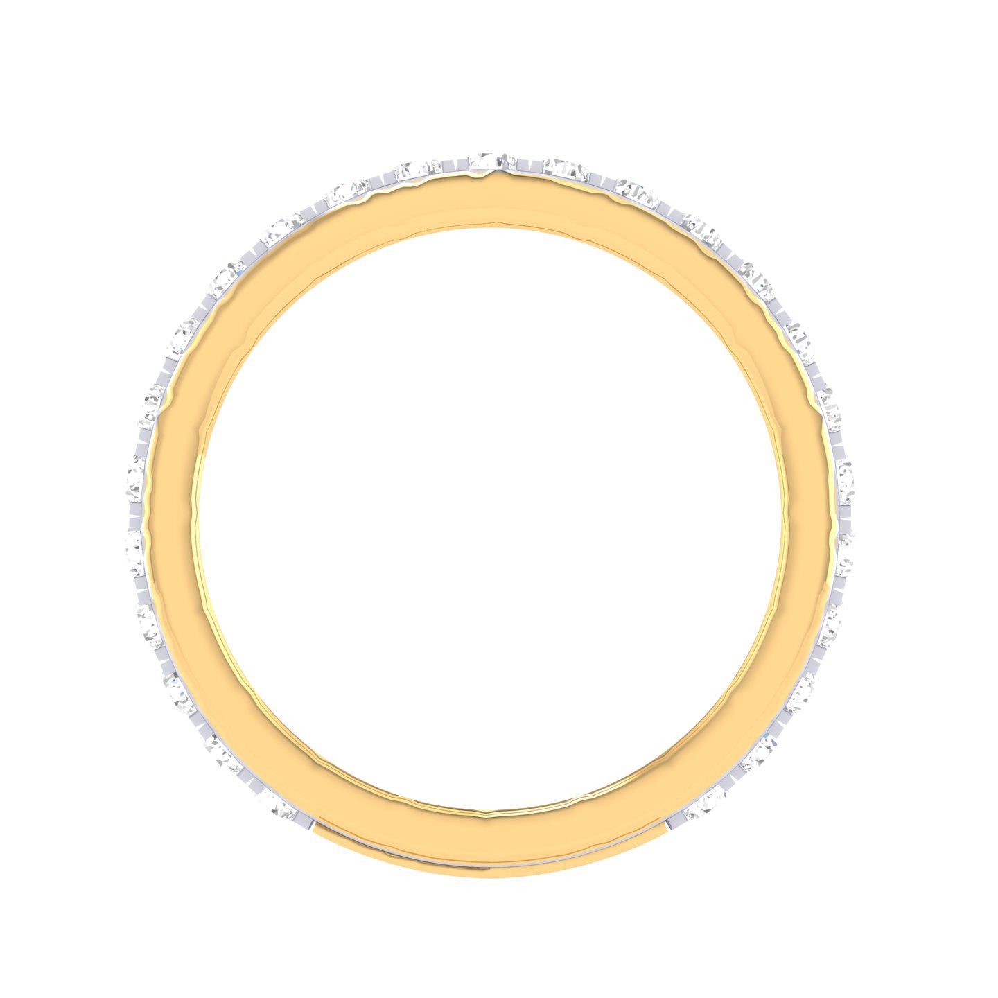 Yellow Gold Plated Sterling Silver Ring