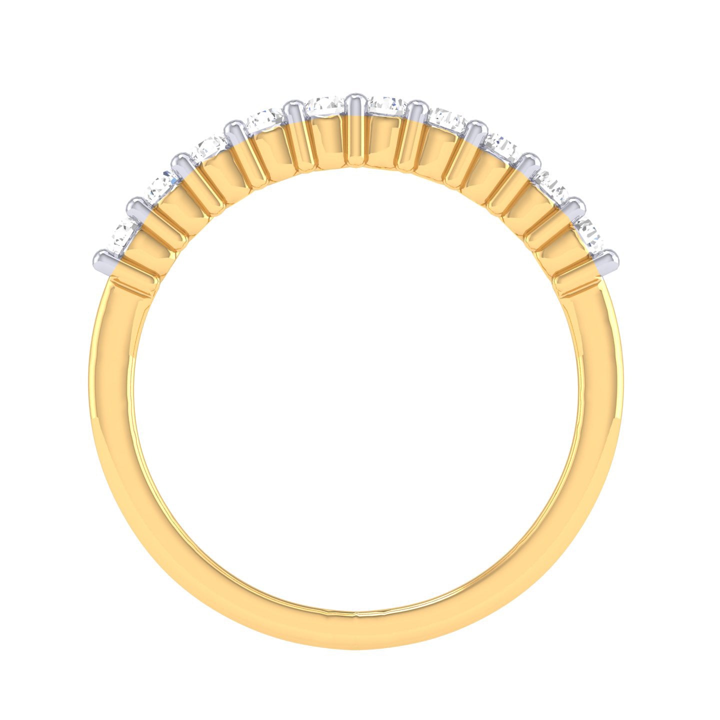 Yellow Gold Plated Sterling Silver Ring