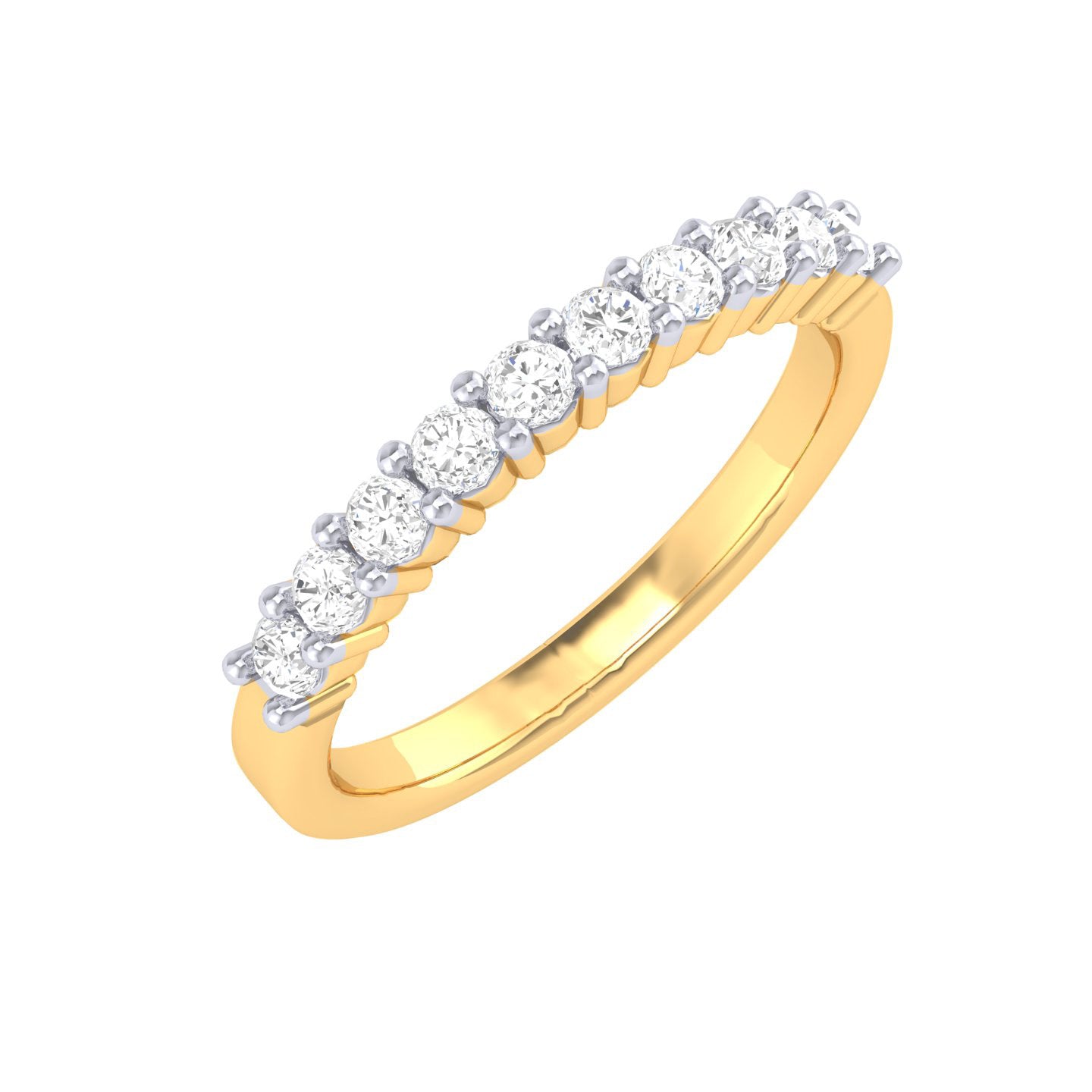 Yellow Gold Plated Sterling Silver Ring