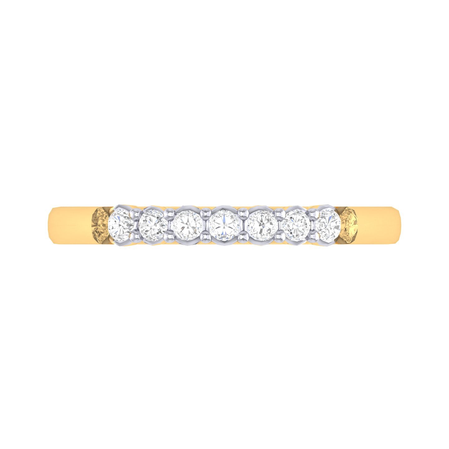 Yellow Gold Plated Sterling Silver Ring