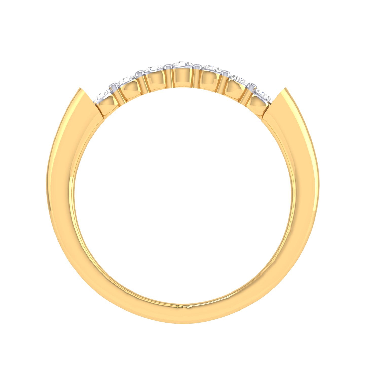 Yellow Gold Plated Sterling Silver Ring
