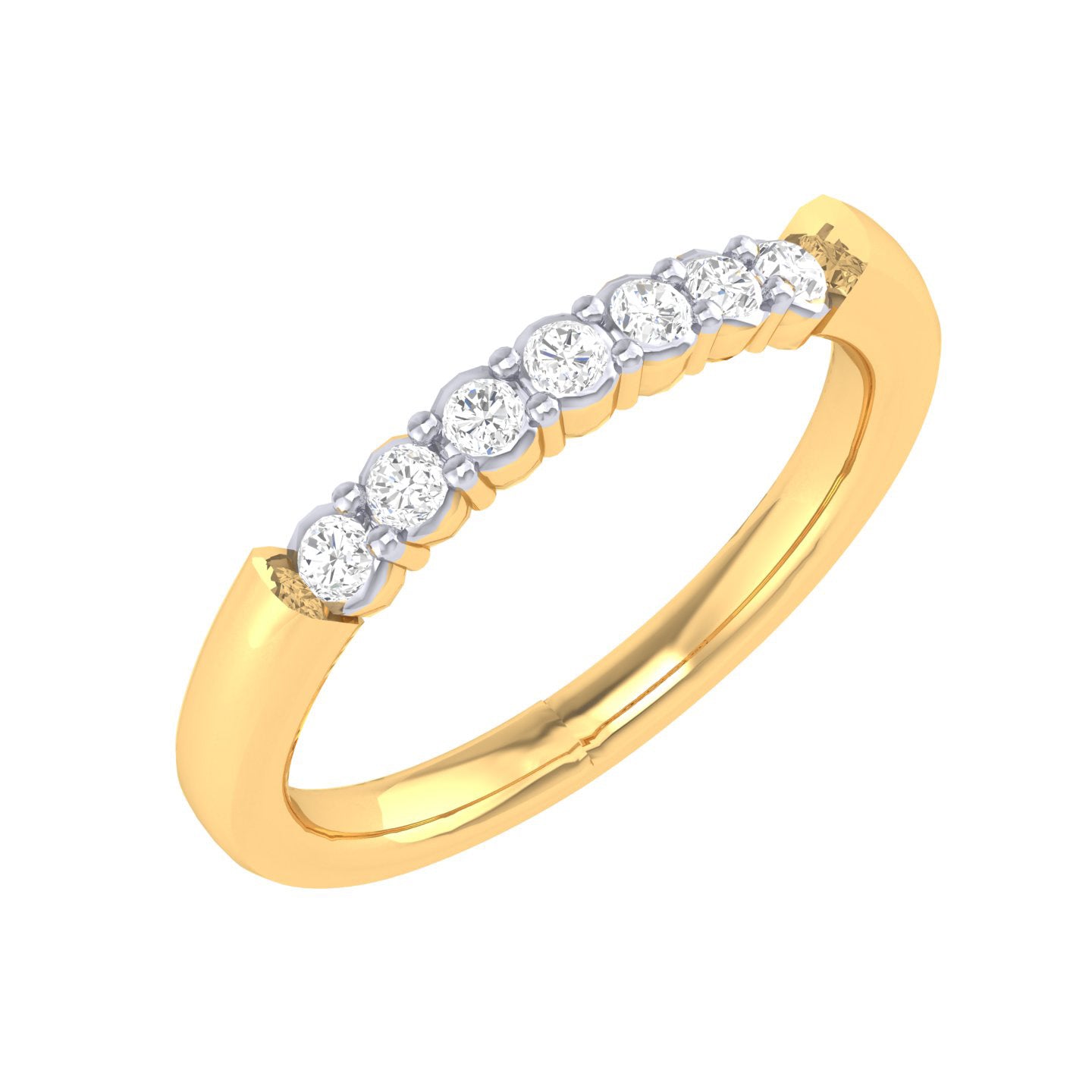 Yellow Gold Plated Sterling Silver Ring