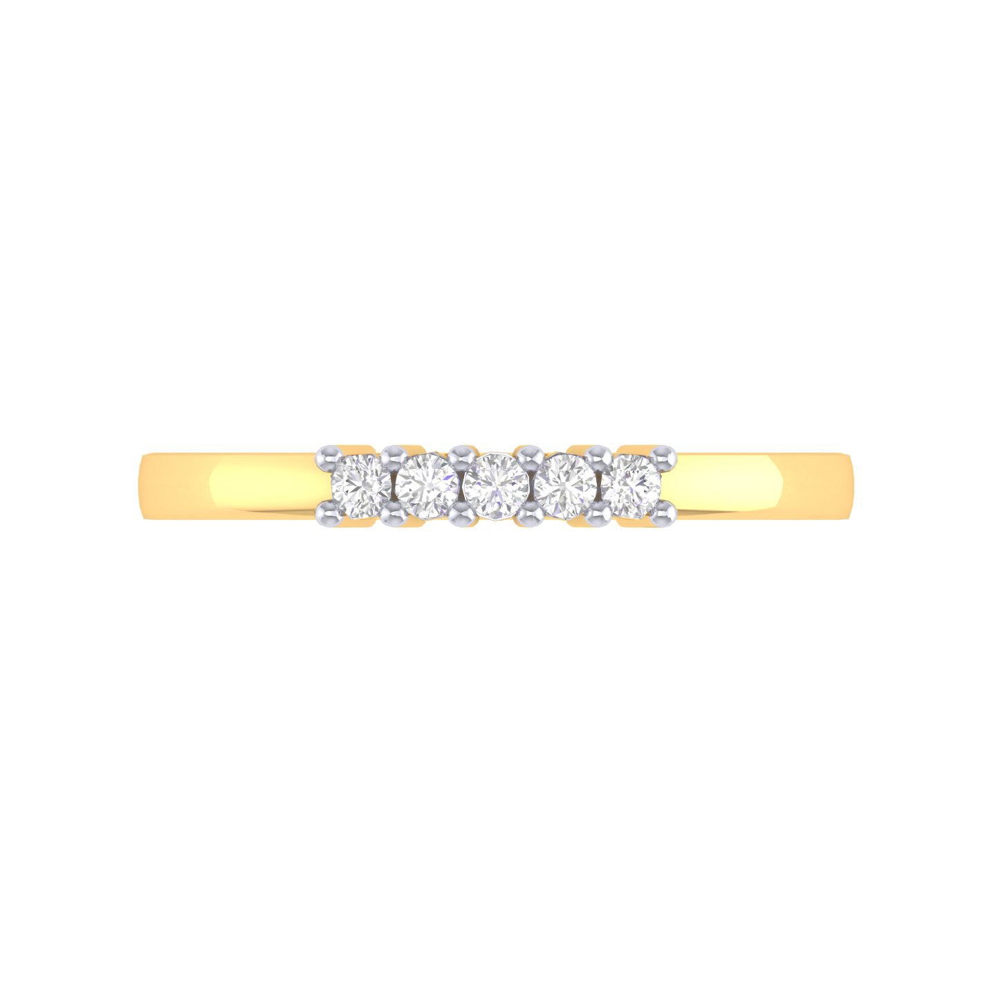 Yellow Gold Plated Sterling Silver Ring