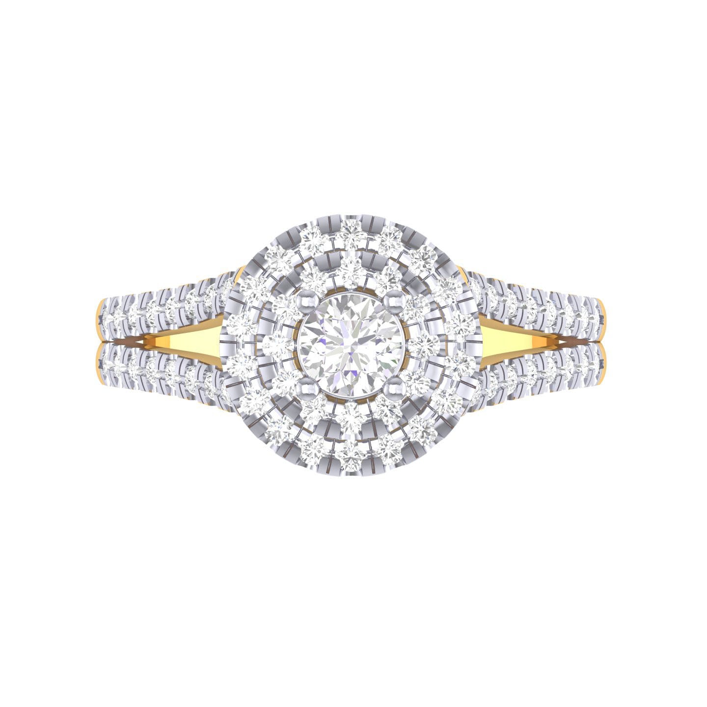 Yellow Gold Plated Sterling Silver Ring