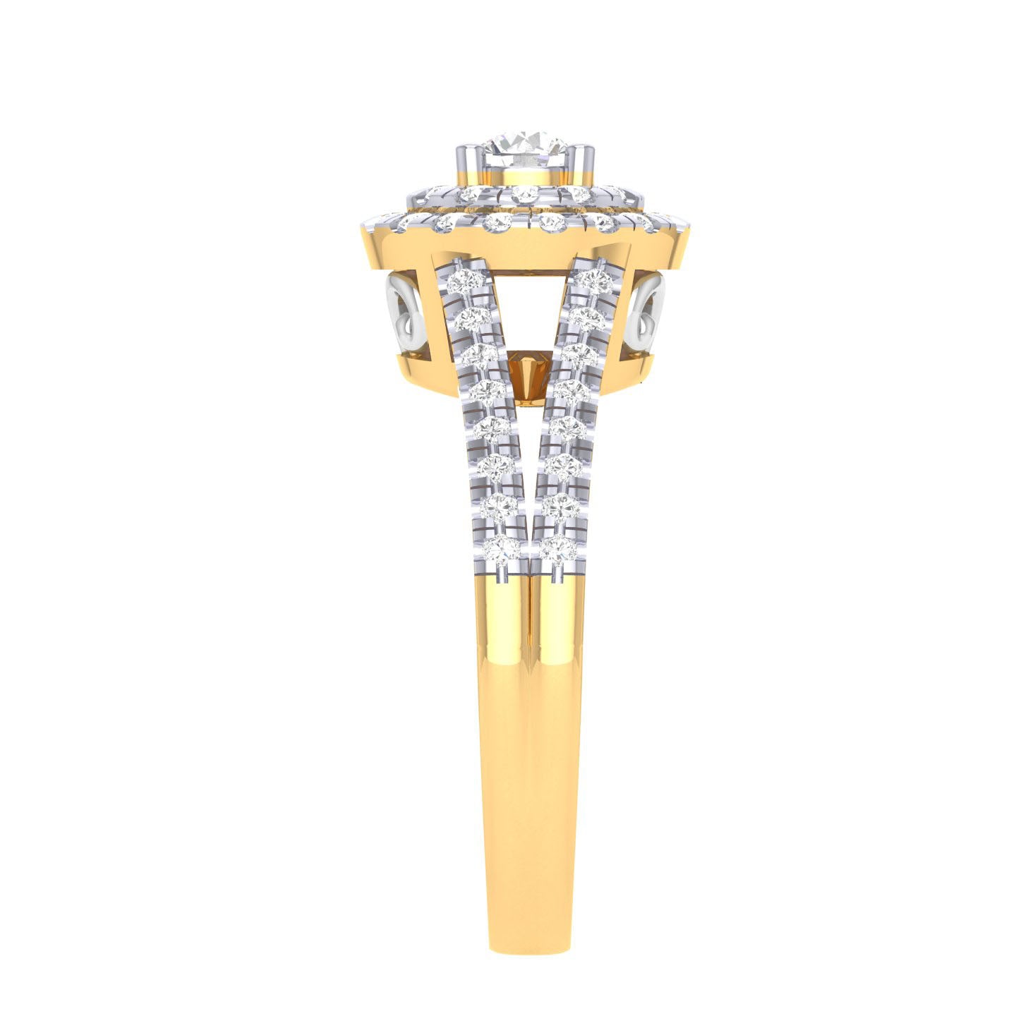 Yellow Gold Plated Sterling Silver Ring