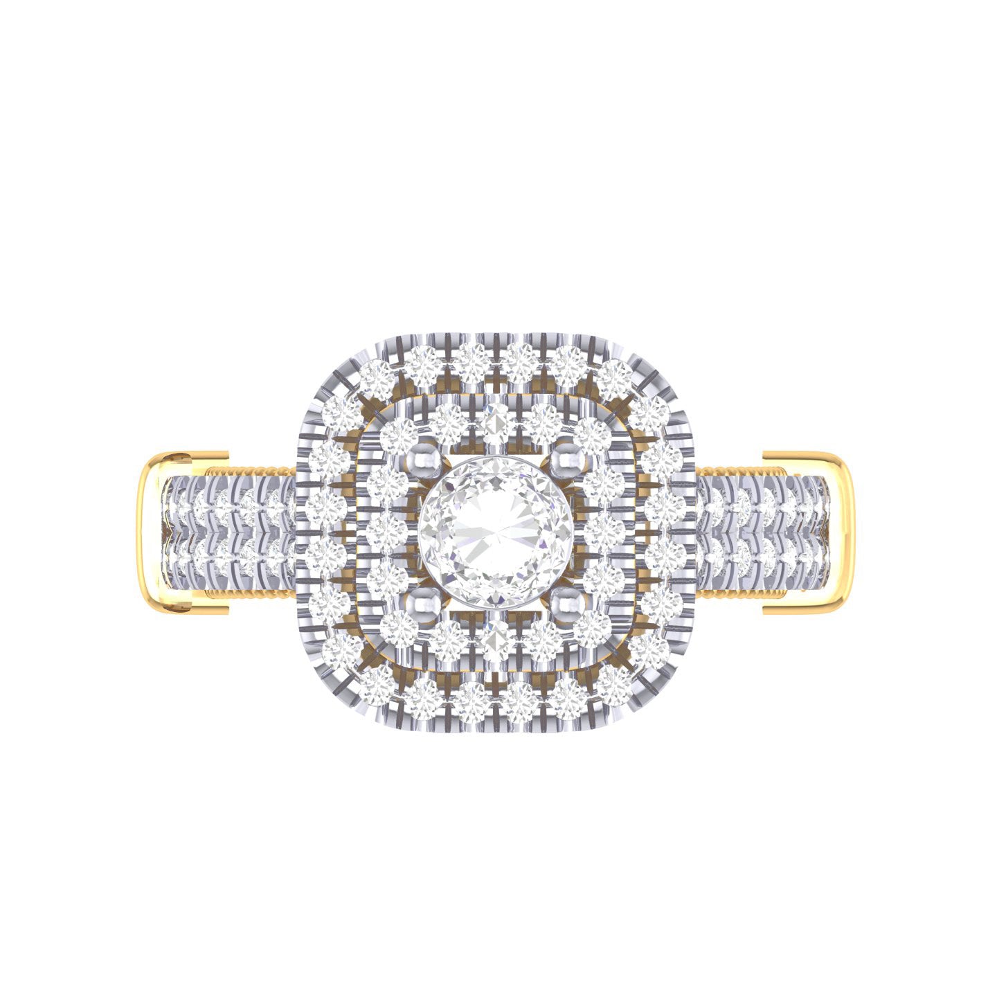 Yellow Gold Plated Sterling Silver Ring