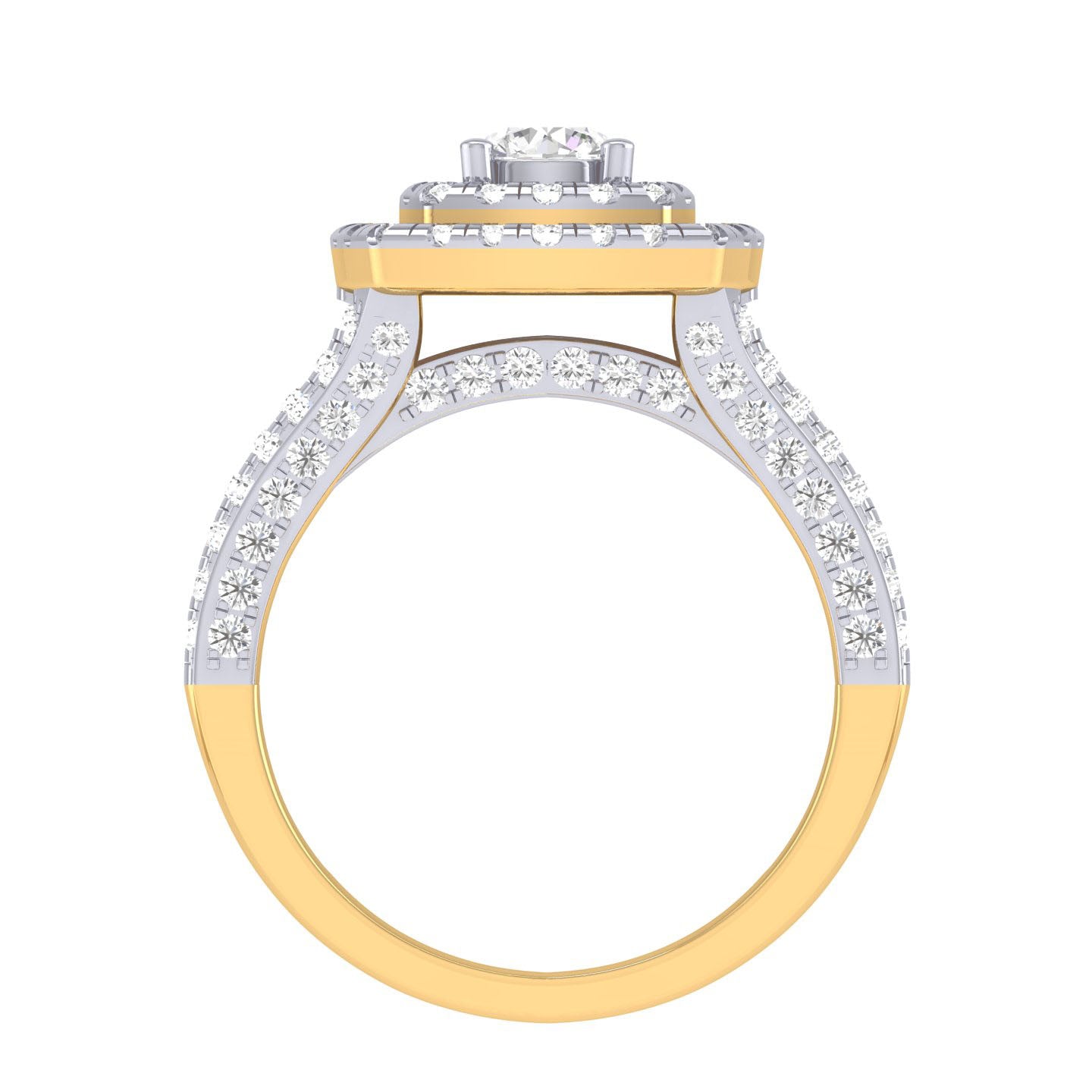 Yellow Gold Plated Sterling Silver Ring