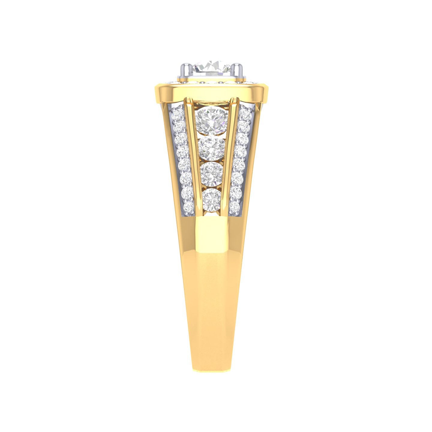 Yellow Gold Plated Sterling Silver Ring