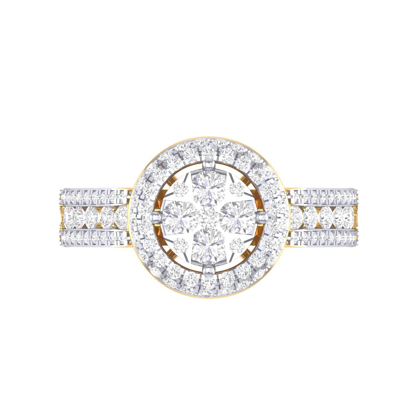 Yellow Gold Plated Sterling Silver Ring