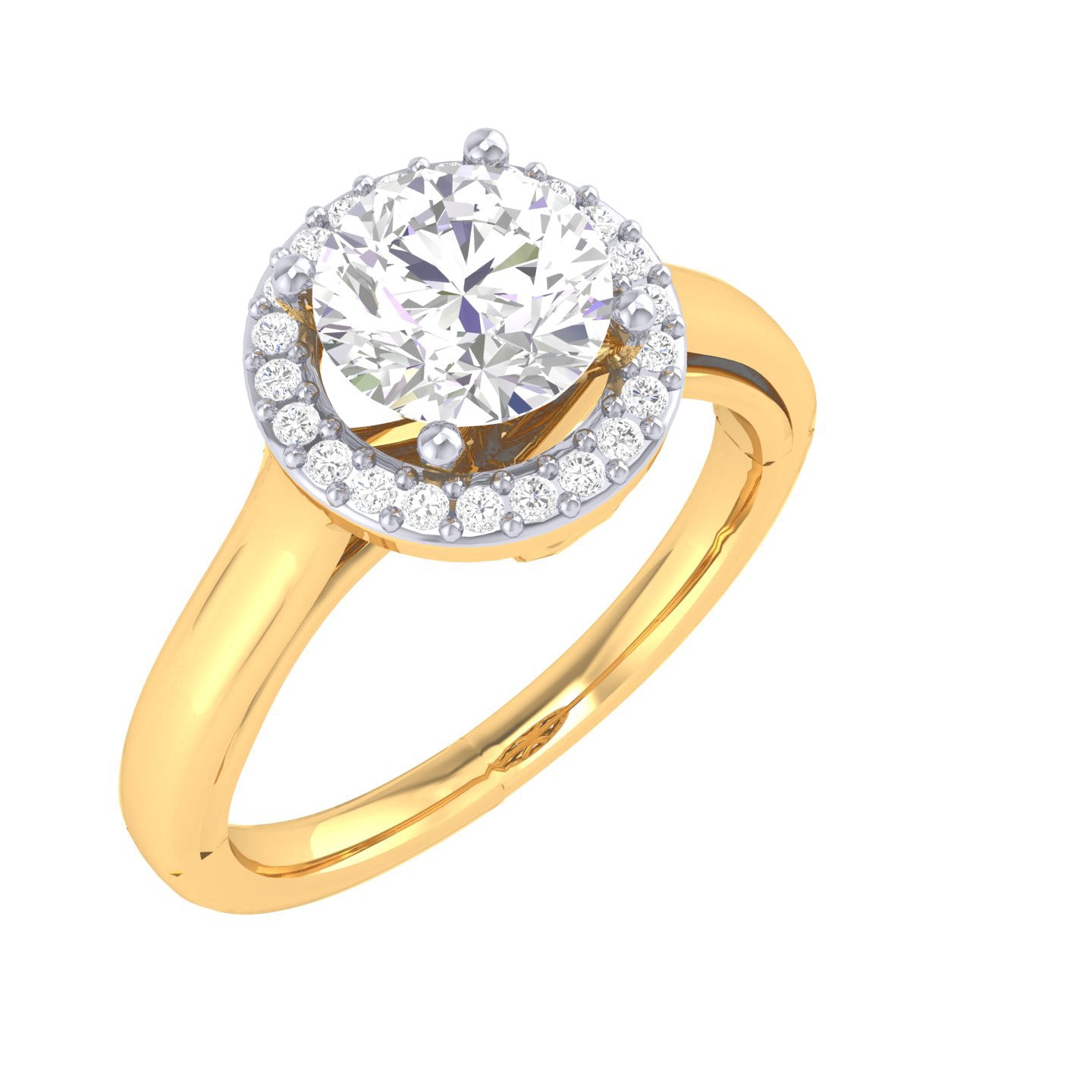 Yellow Gold Plated Sterling Silver Ring