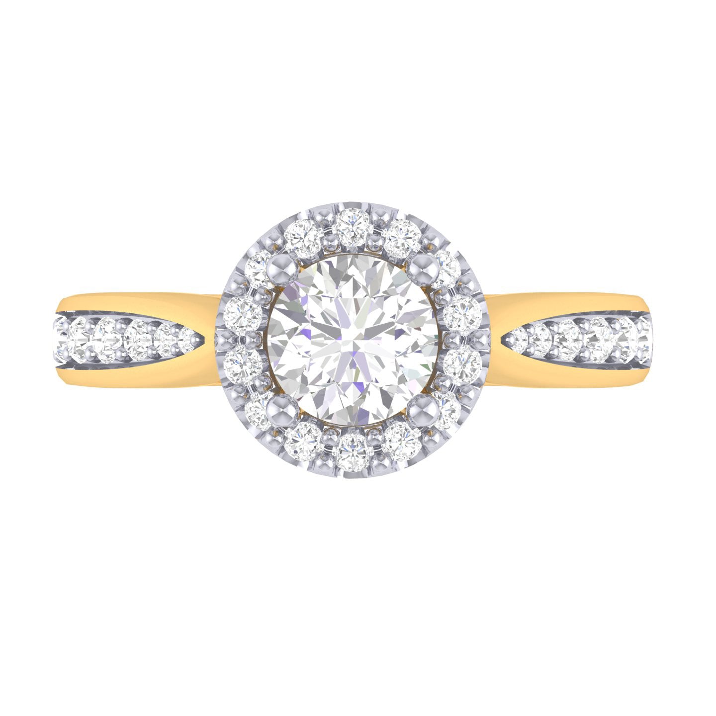 Yellow Gold Plated Sterling Silver Ring