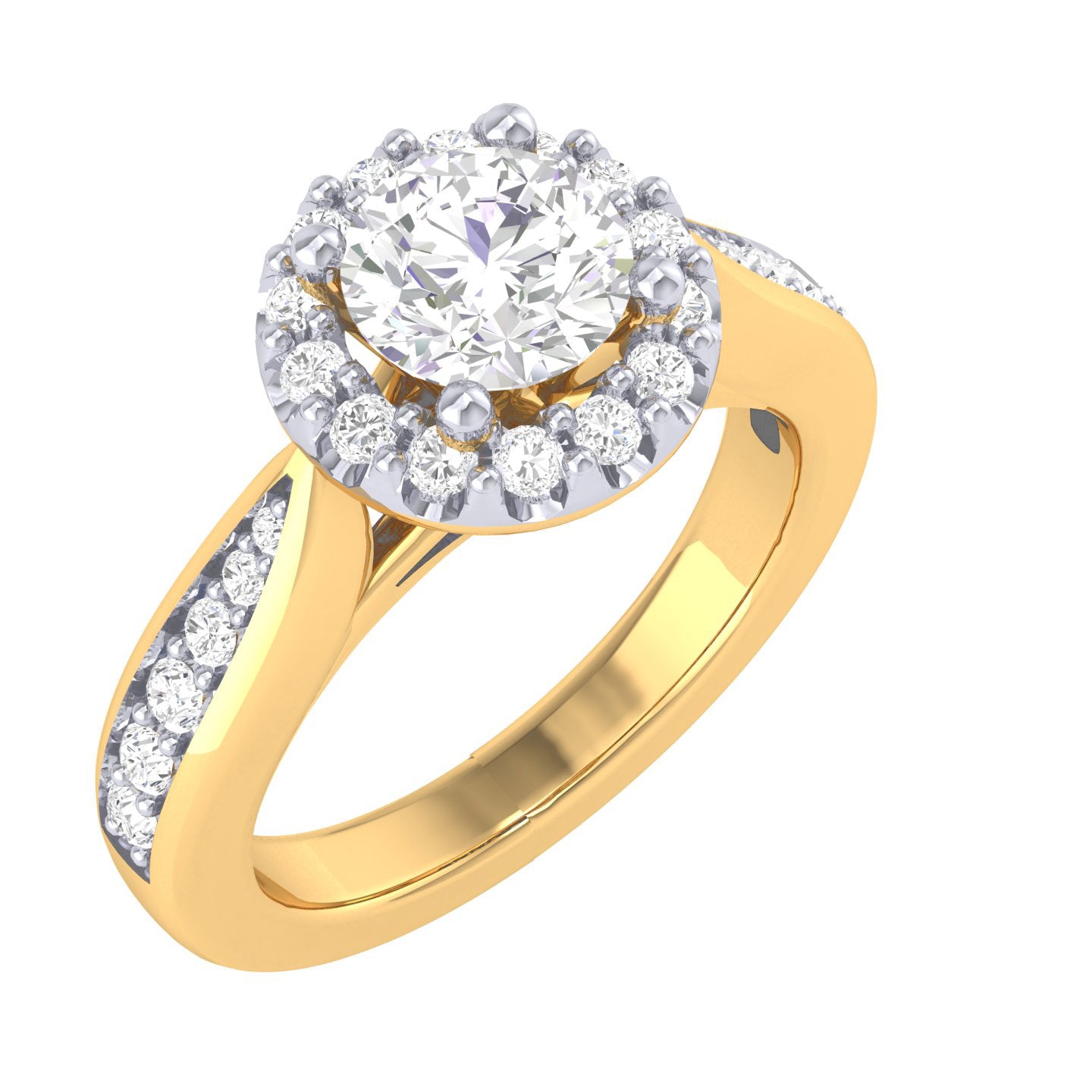 Yellow Gold Plated Sterling Silver Ring